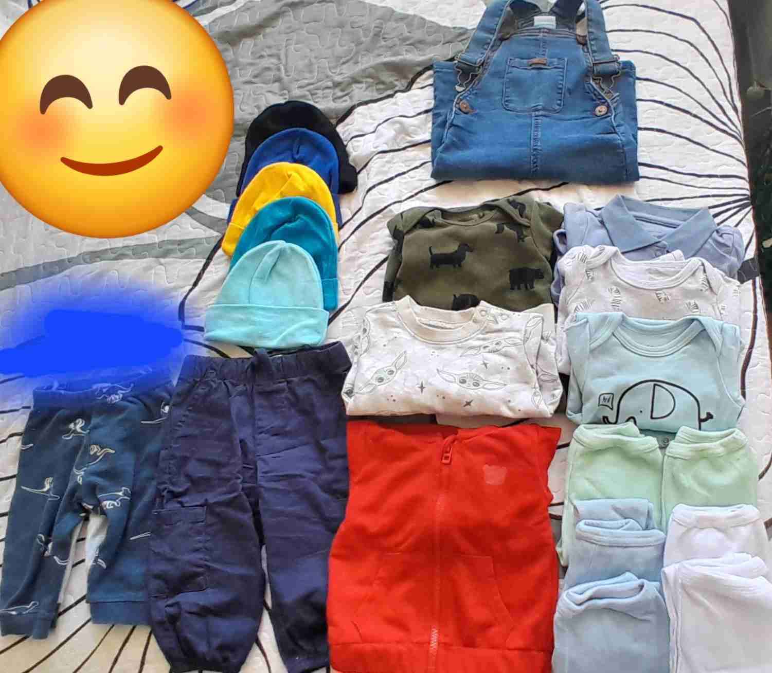 Lote de ropa para bebé