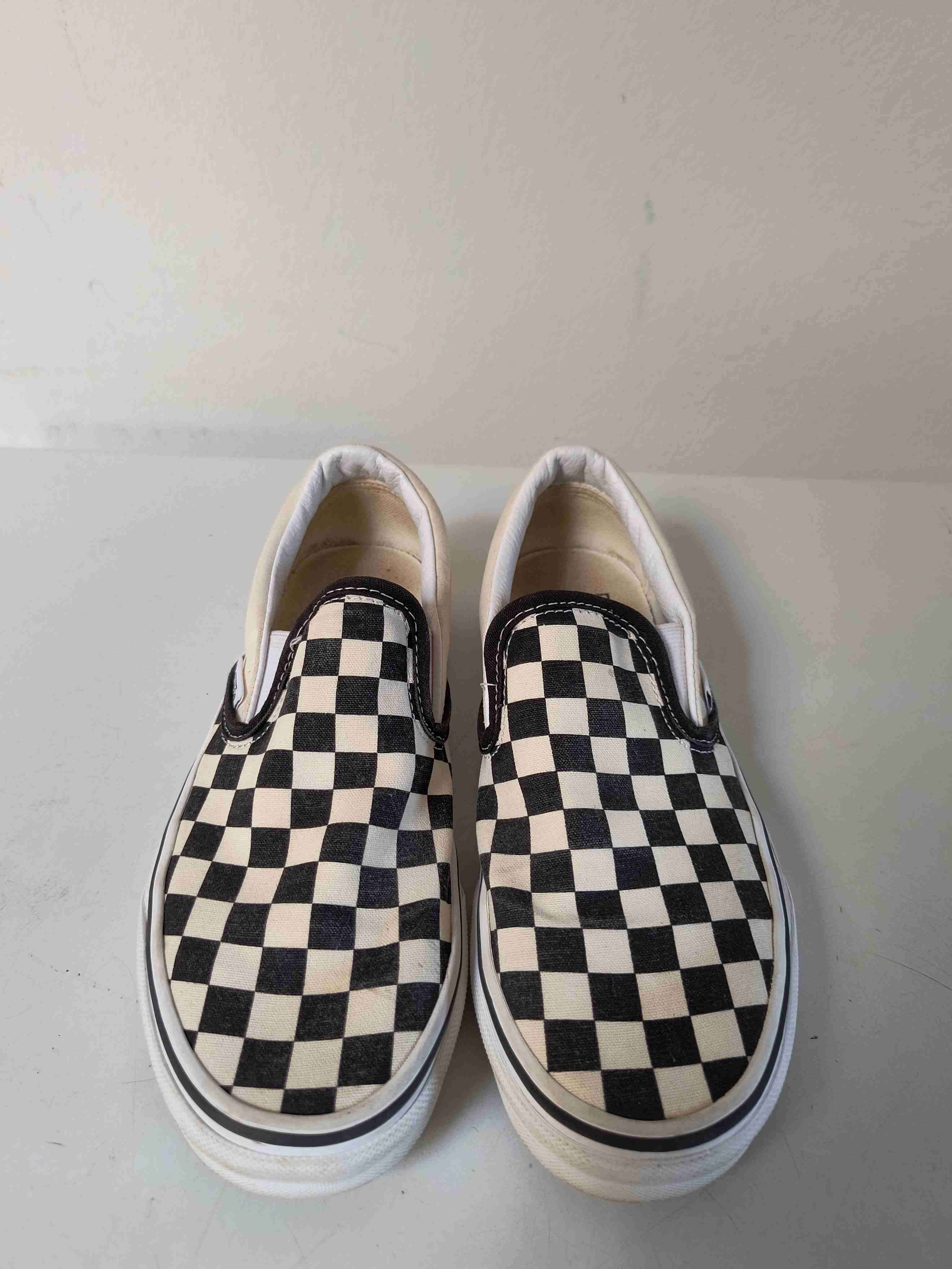 Zapatillas Vans cuadros blanco y negro - miniatura 3