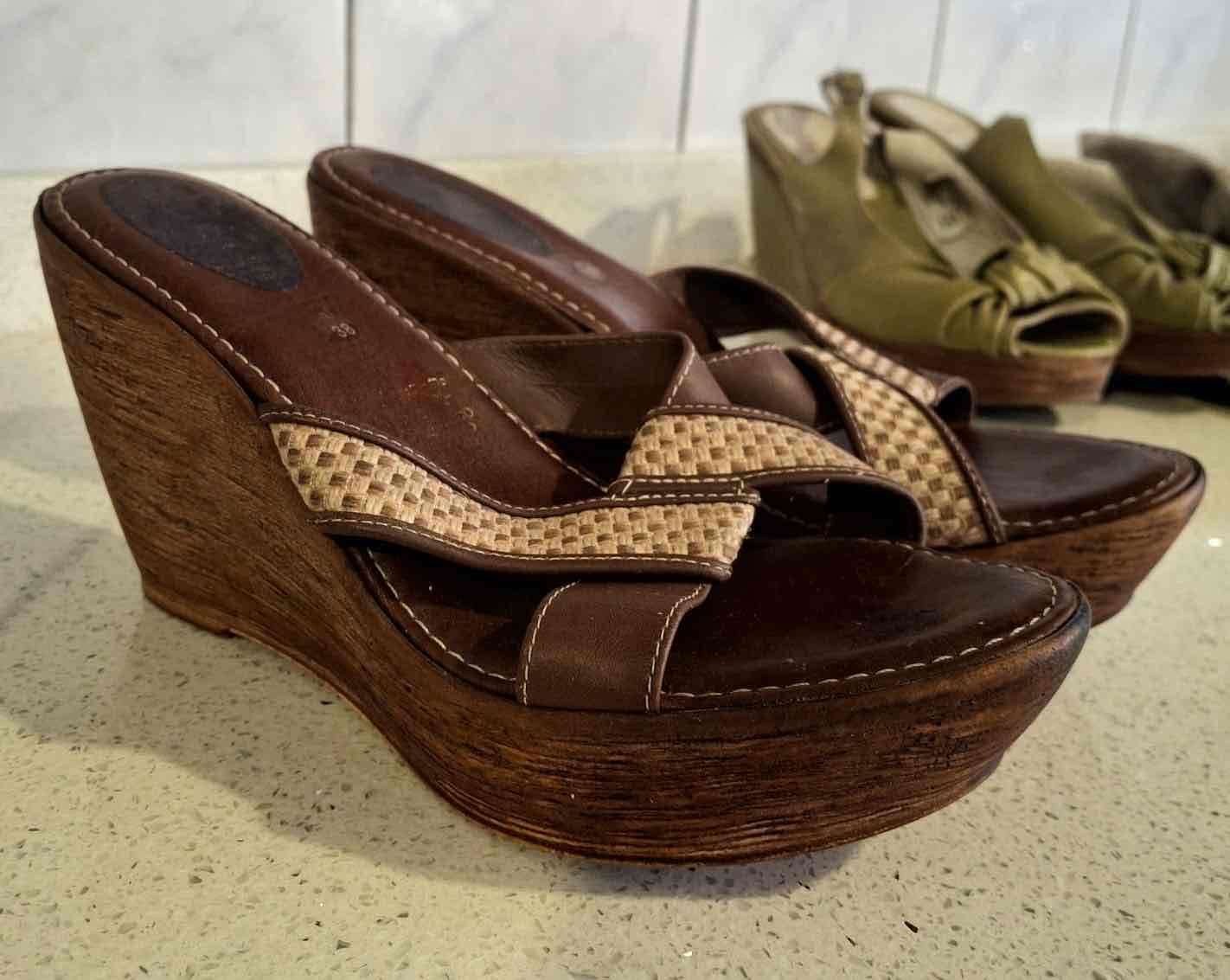 Sandalias efecto envejecido