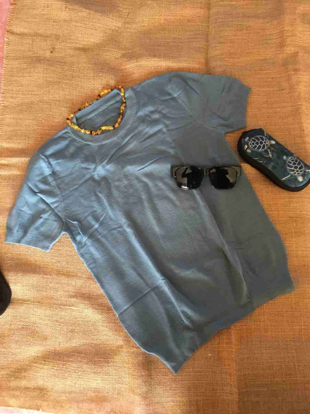 Polera azul casual - miniatura 5