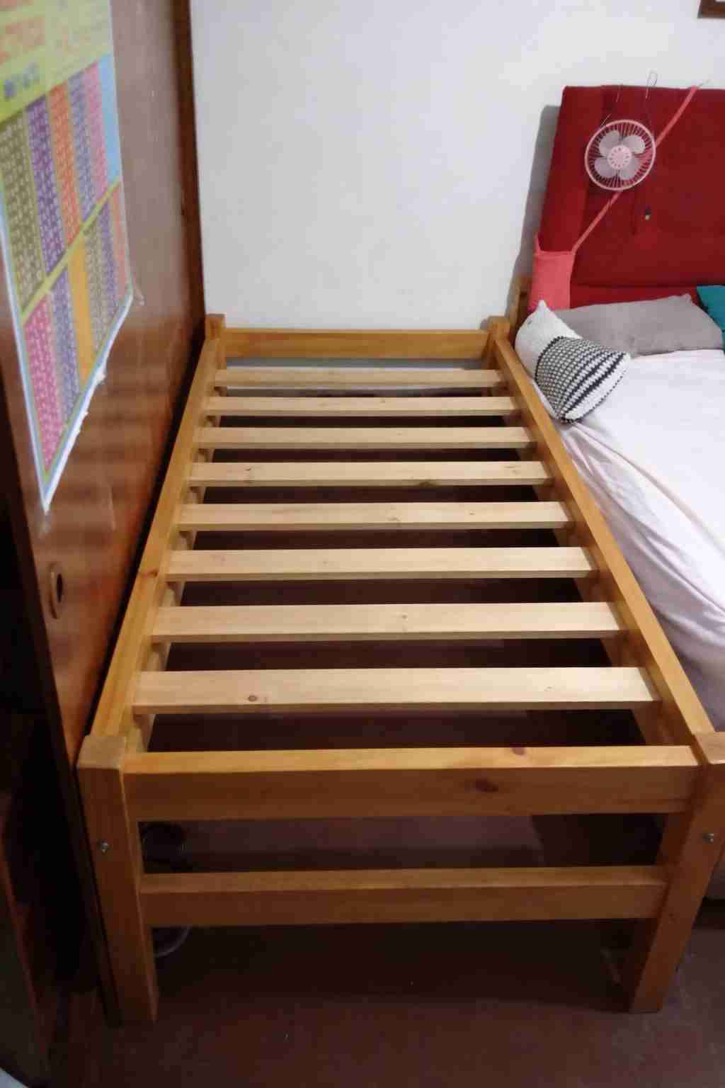 Cama de madera individual 1 plaza - miniatura 5