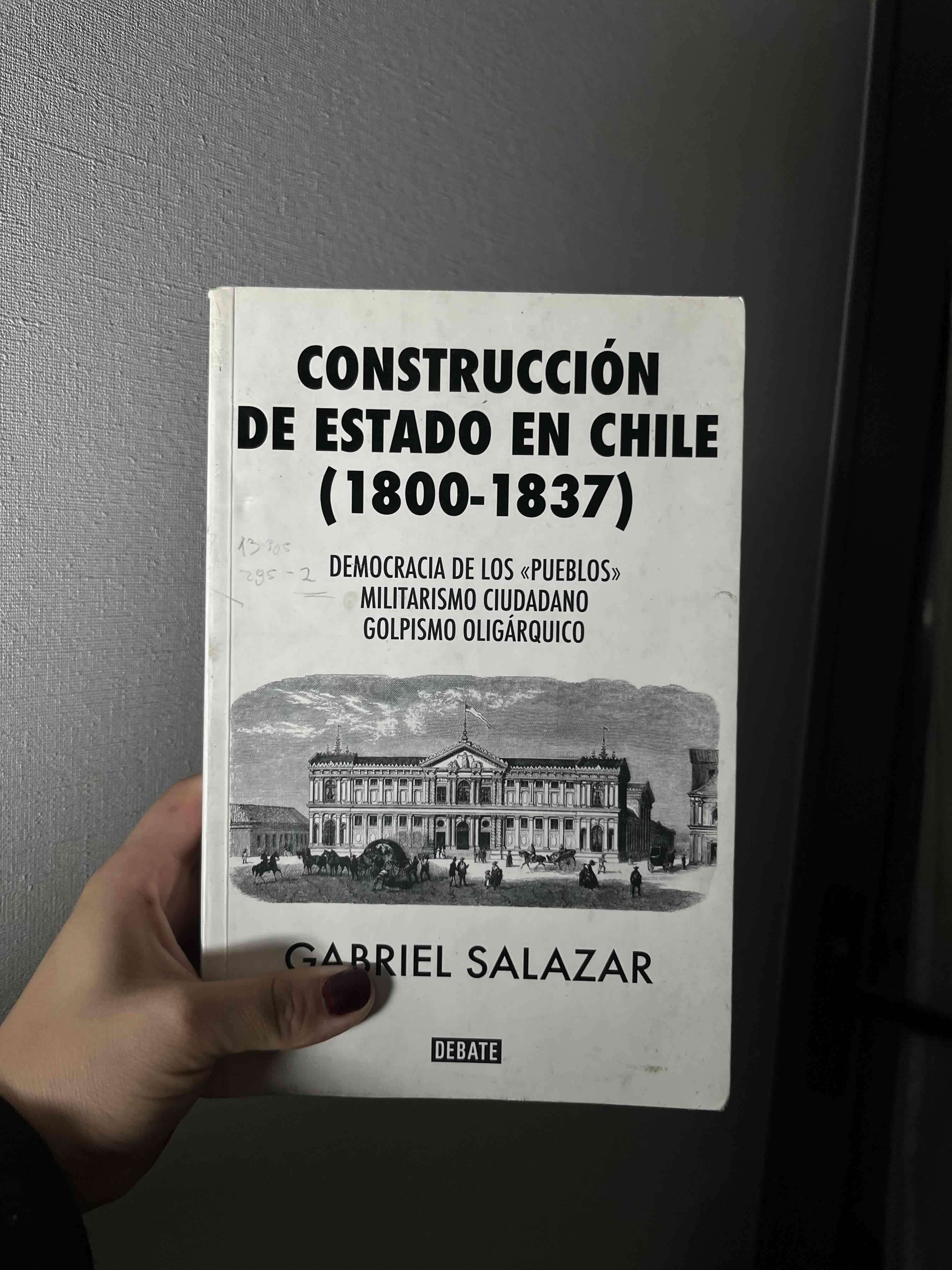 Libro Construcción de Estado en Chile