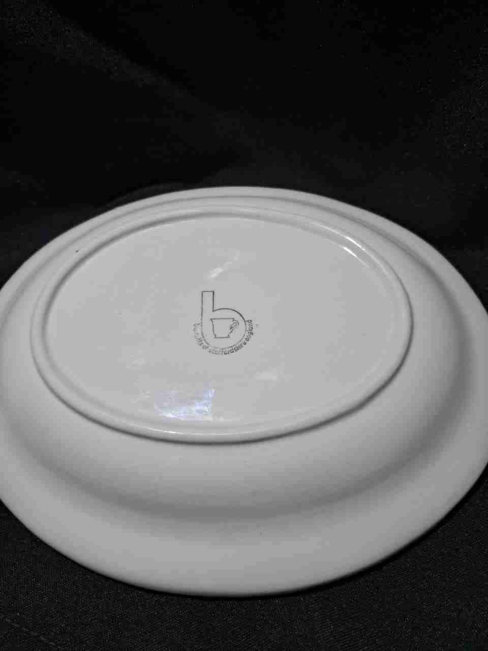 Plato decorativo vintage azul - miniatura 3