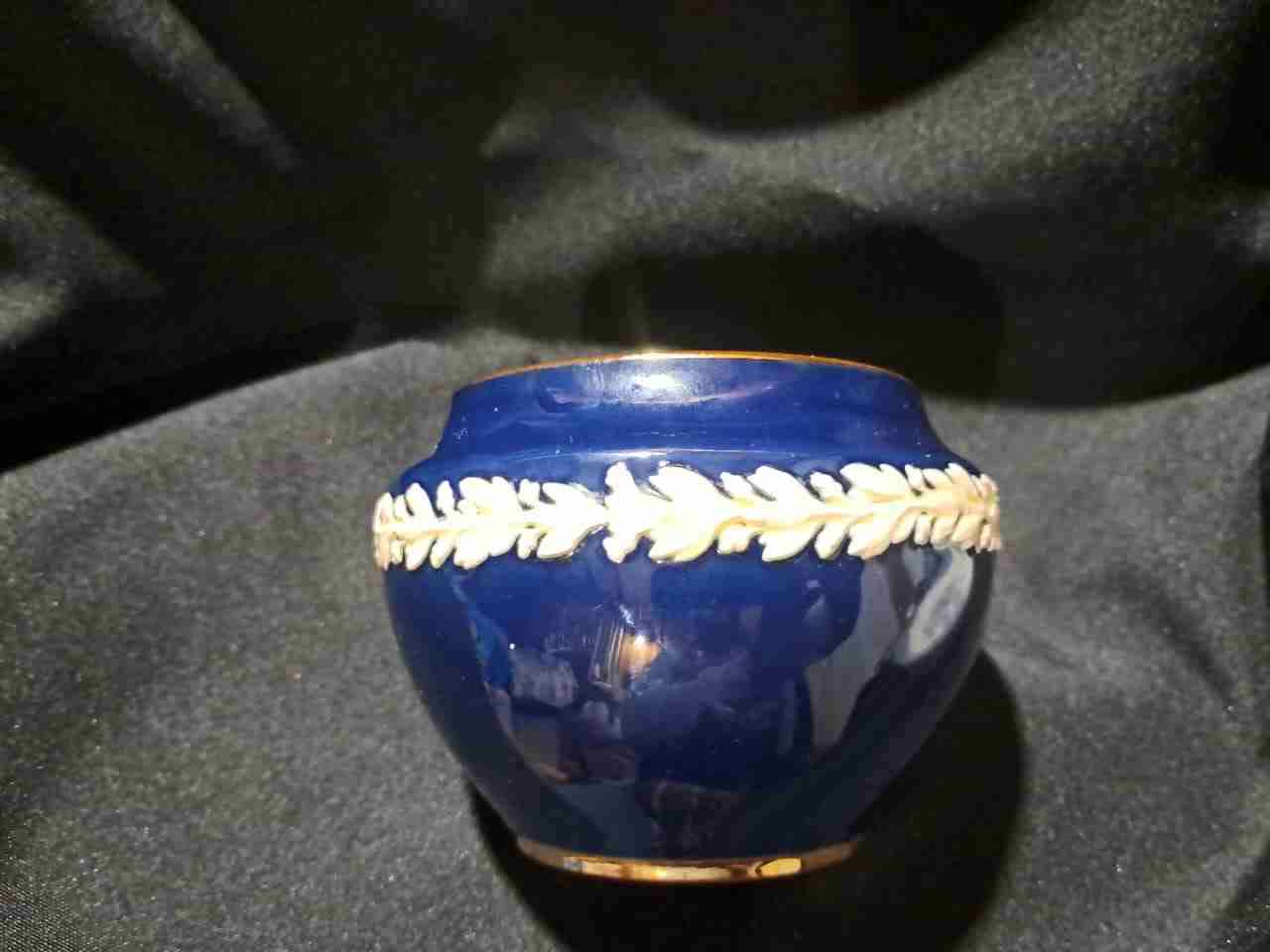 Pocillo de cerámica azul decorativo - miniatura 3