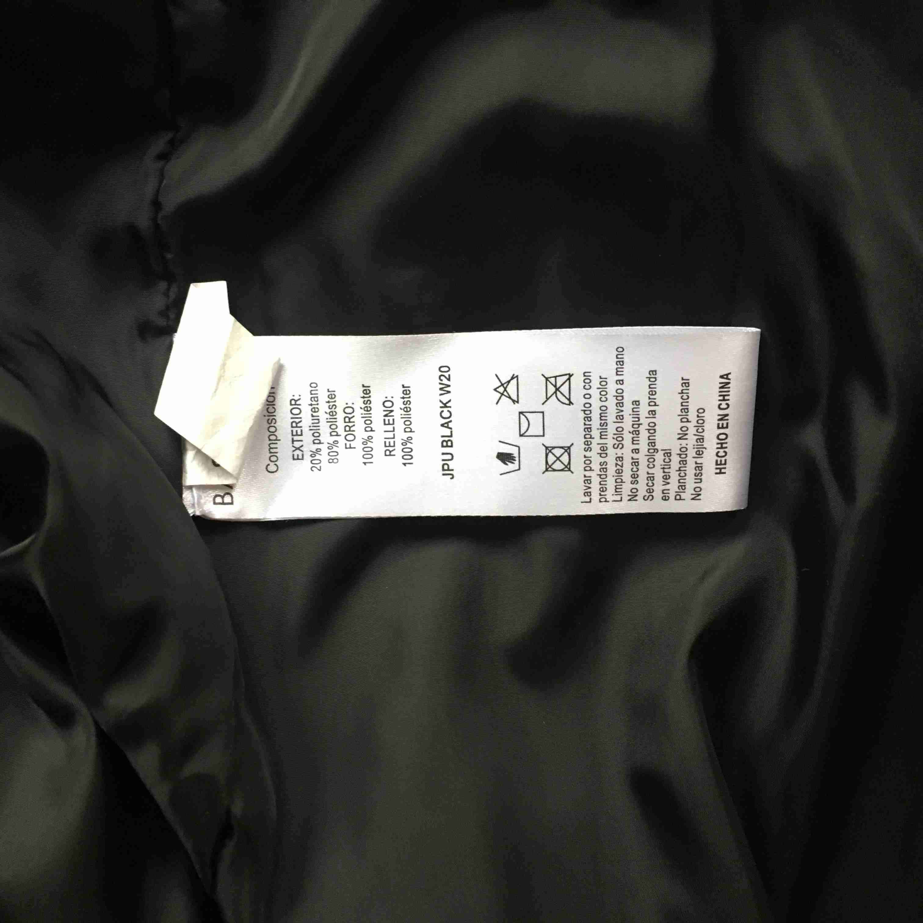 Chaqueta de cuero negra con cierre hombre - miniatura 4