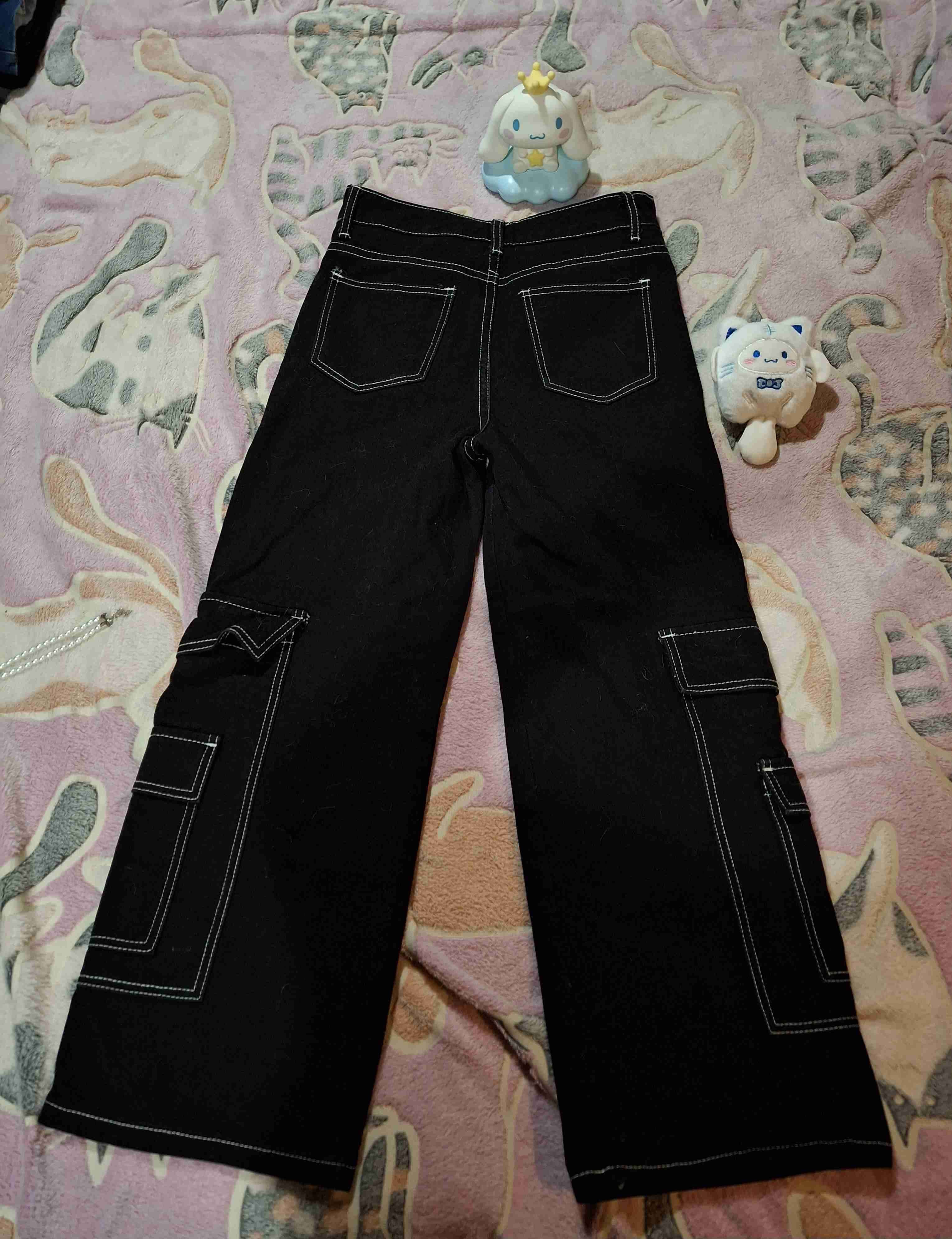 Pantalones cargo negros - miniatura 2