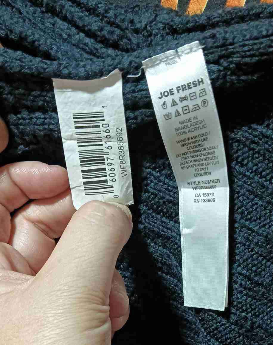 Cardigan largo azul oscuro - miniatura 4