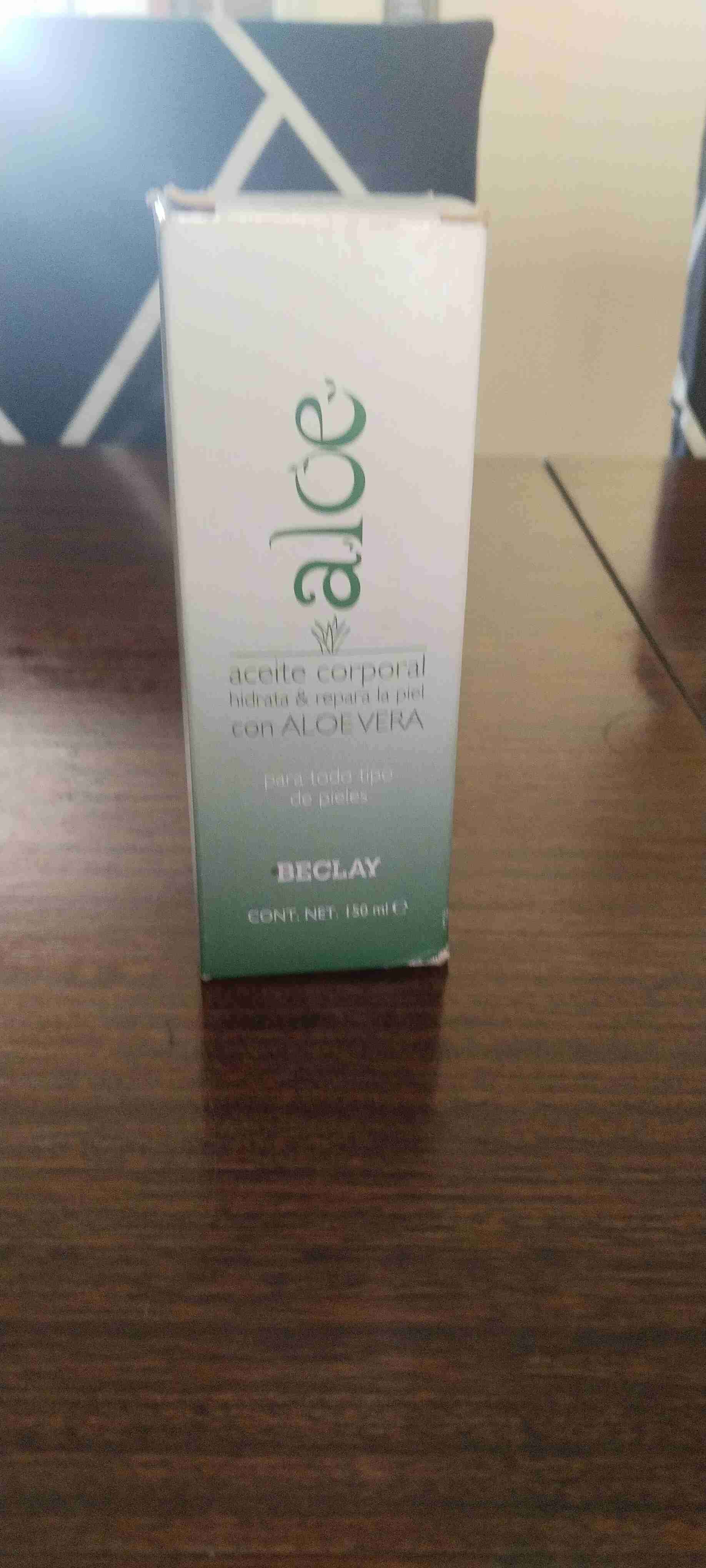 Aceite corporal con Aloe Vera