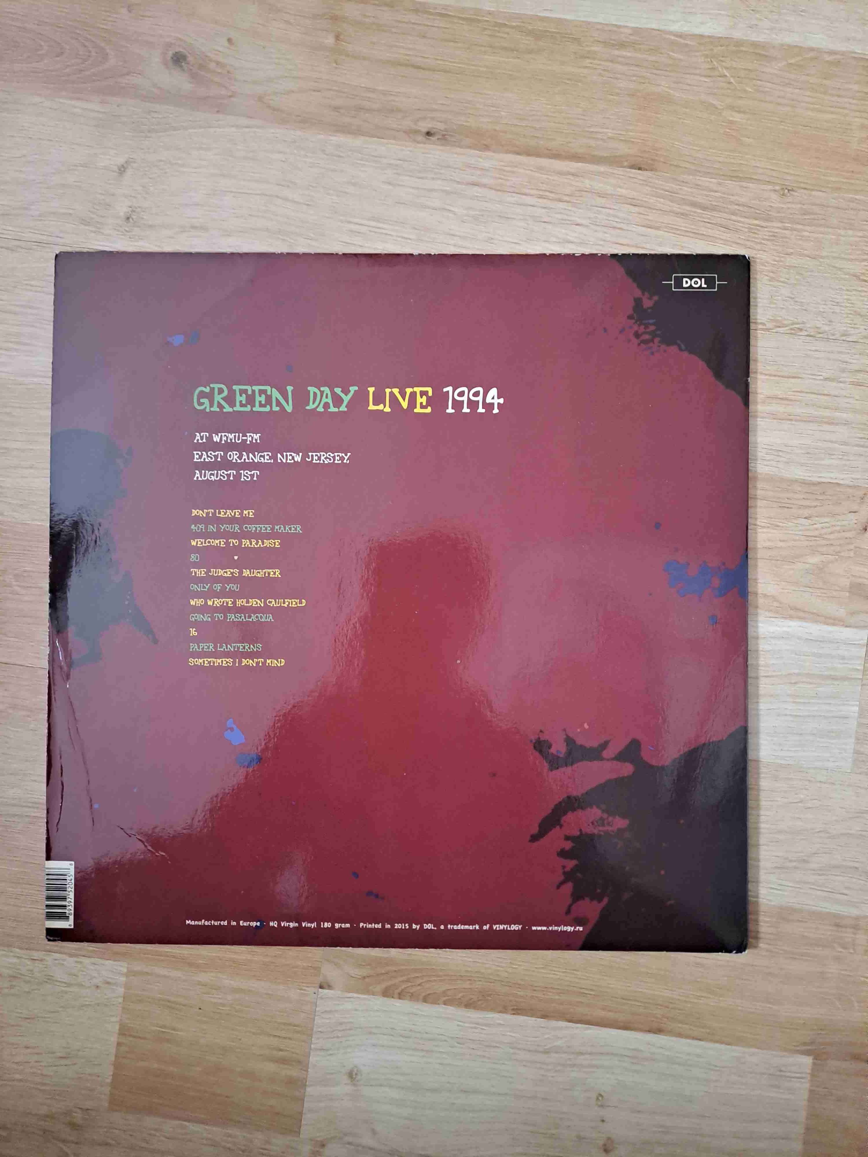 Vinilo Green Day Live 1994 - miniatura 2