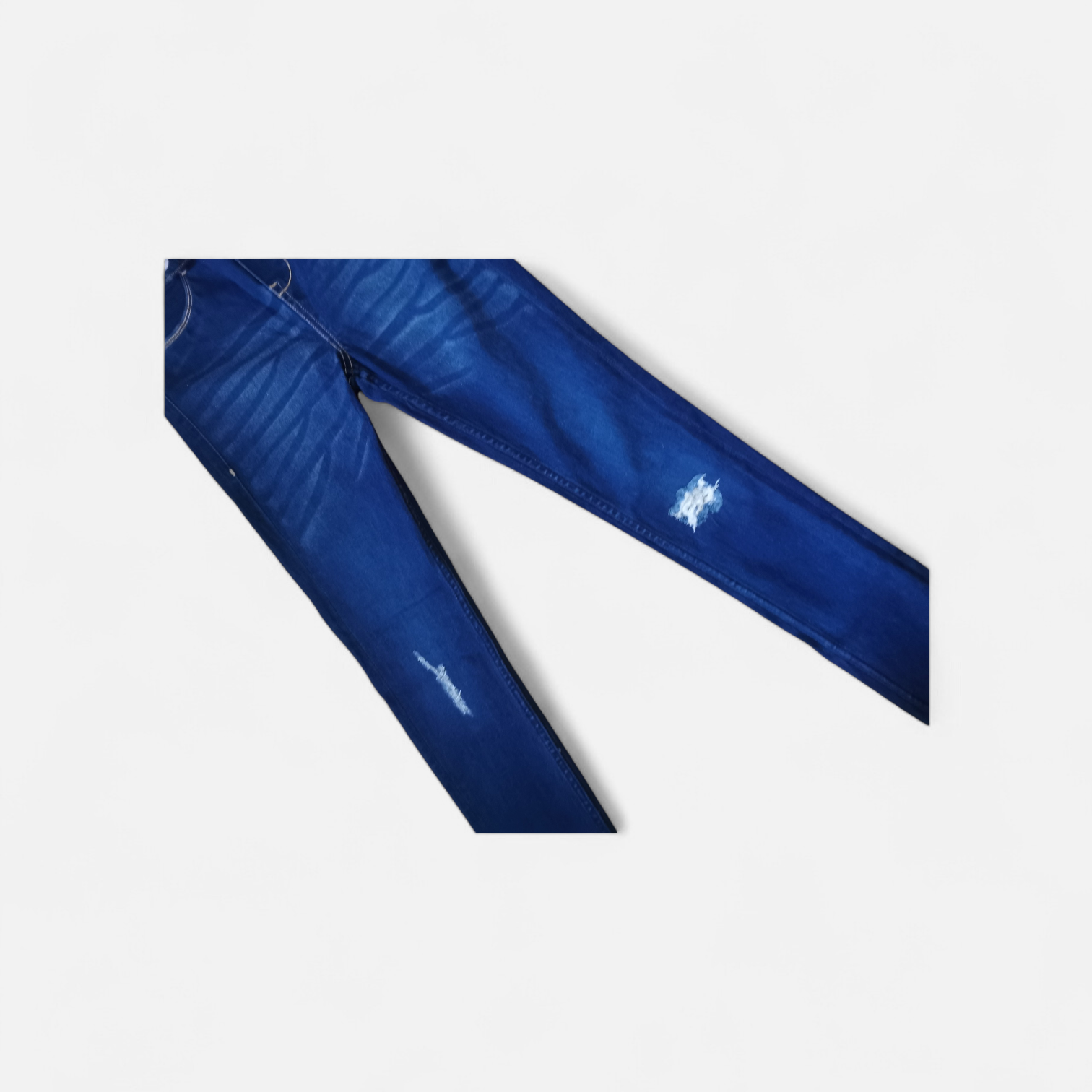 Jeans azul oscuro con etiqueta - miniatura 5