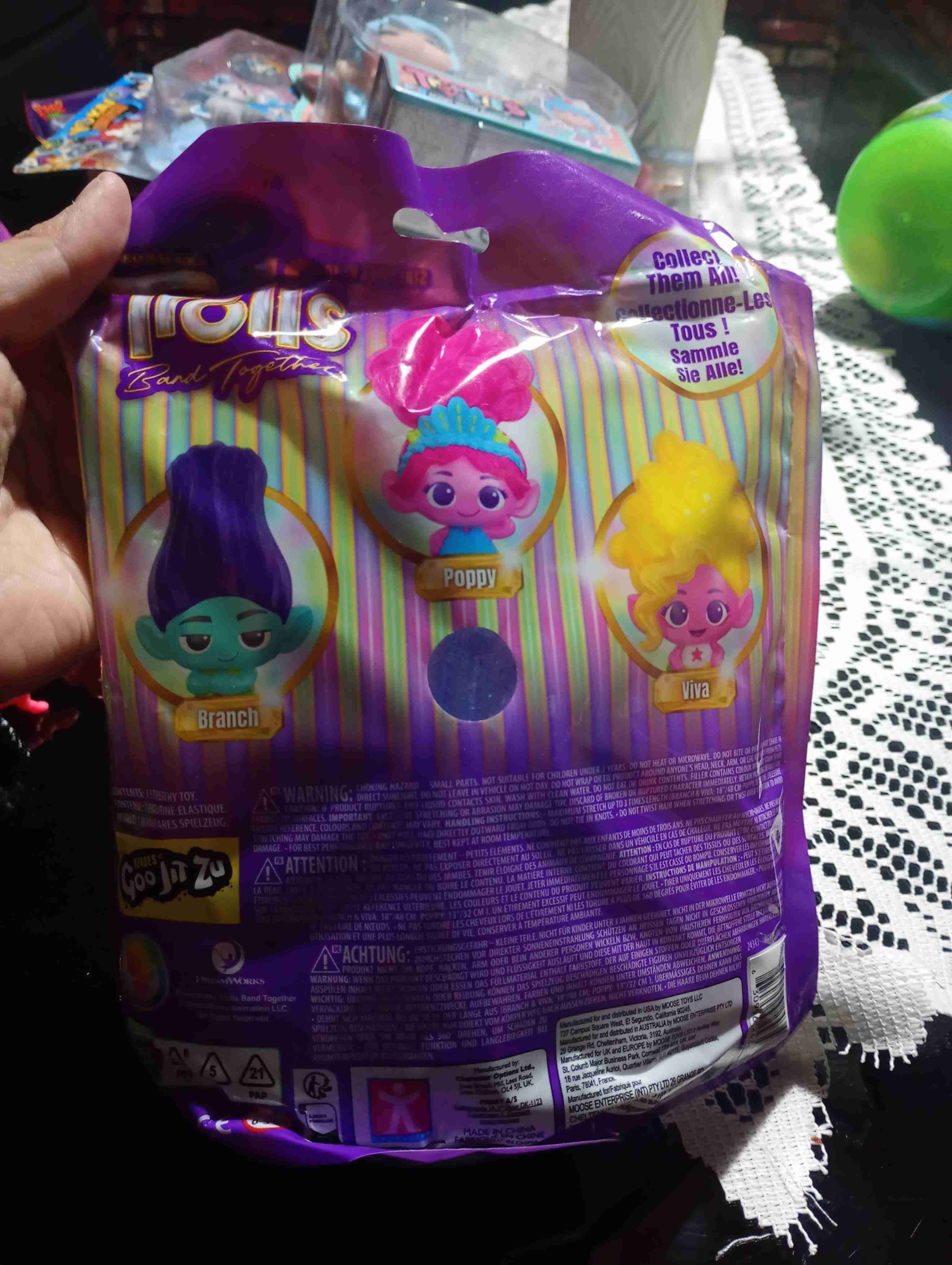 Figura Trolls con cabello brillante - miniatura 2