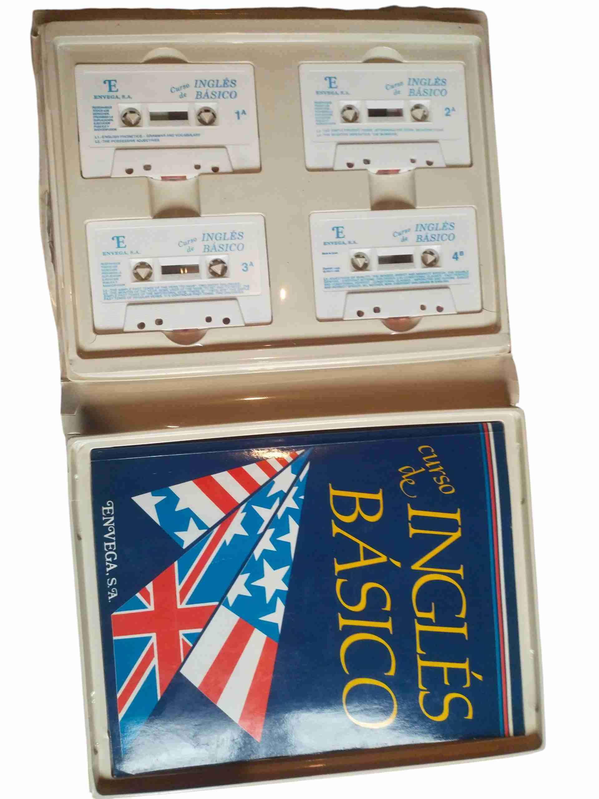 Vintage Curso Inglés Básico en cassettes