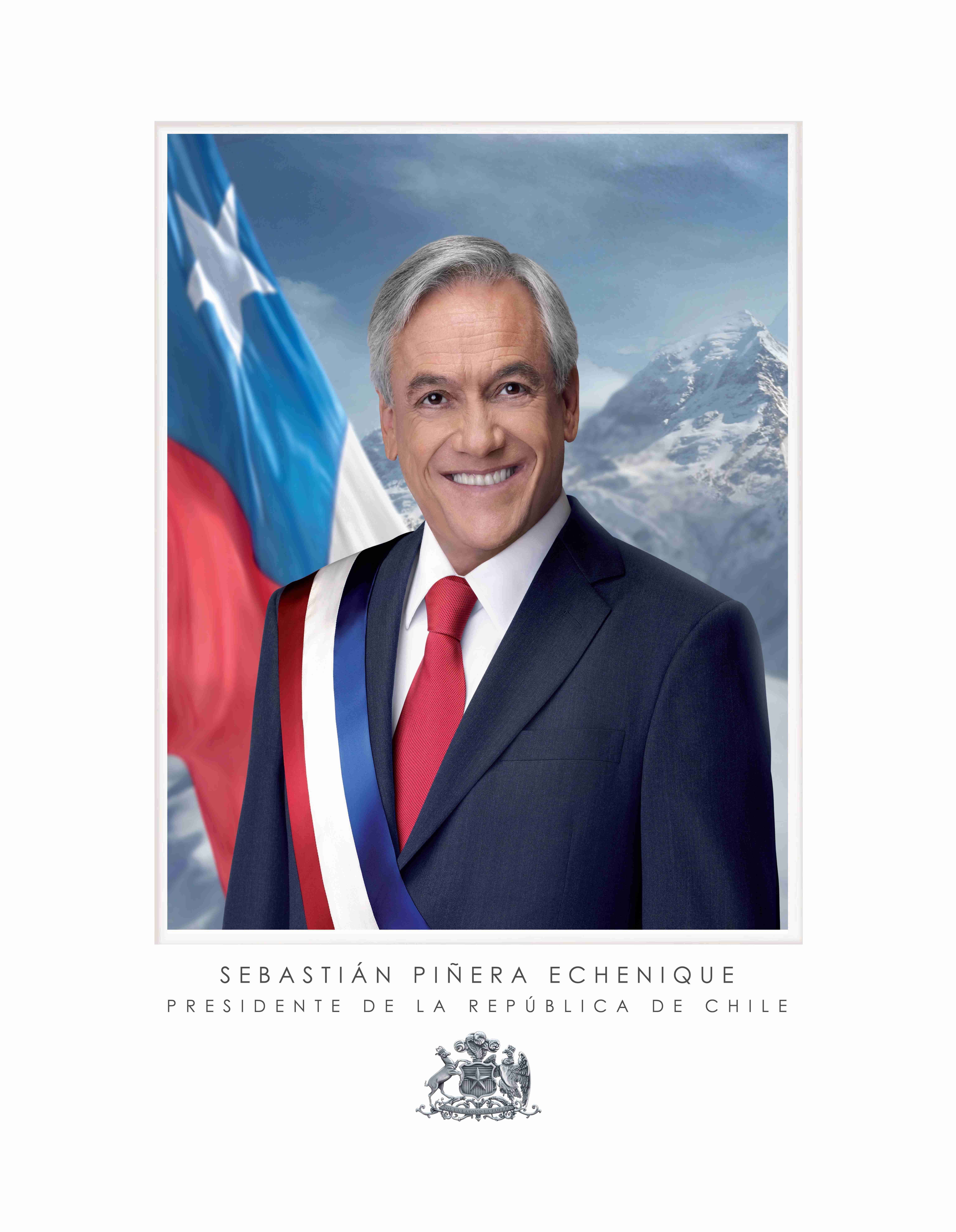 Fotografía Presidente Piñera Original