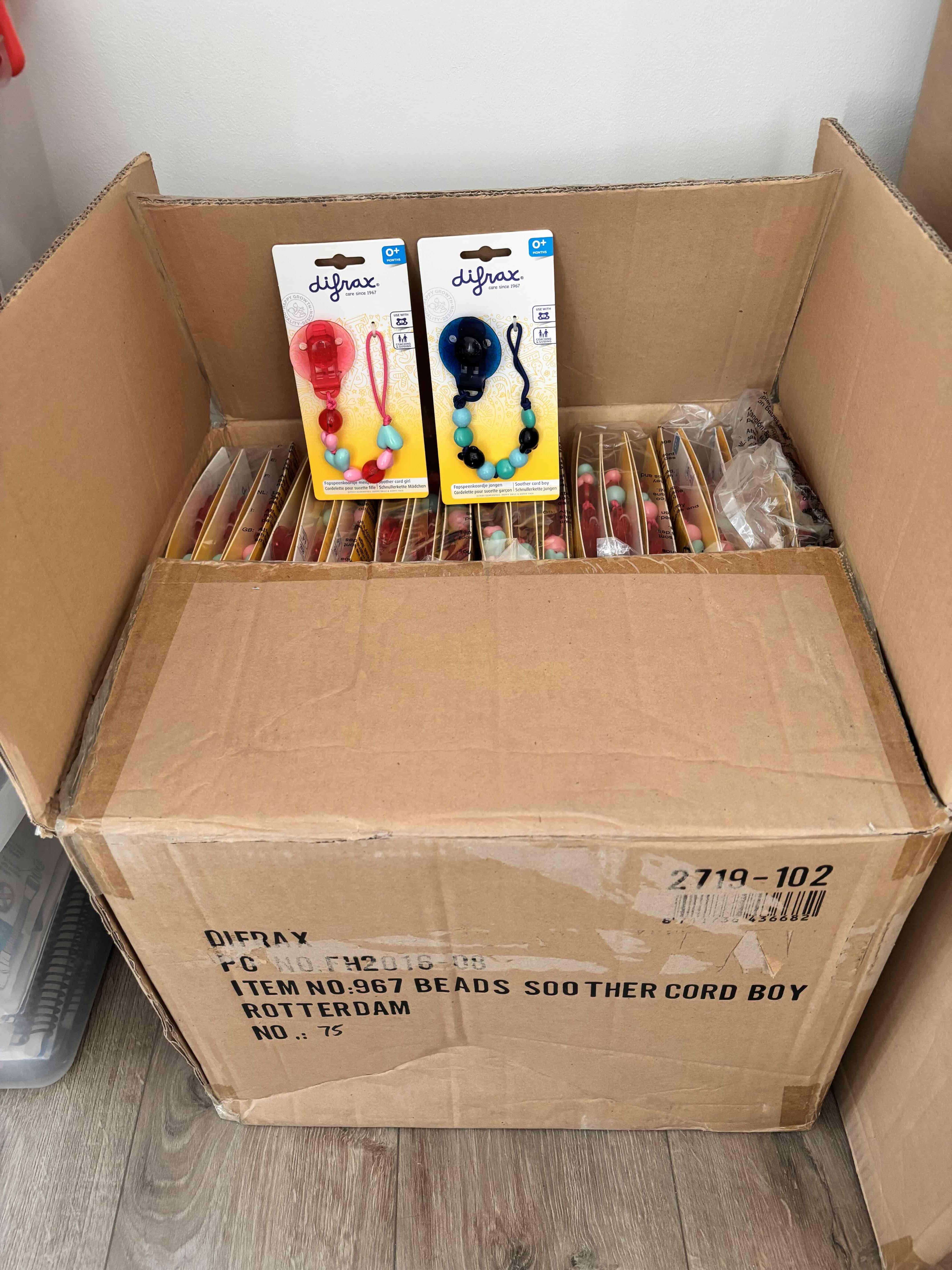 Sujeta chupetes al por mayor Difrax - miniatura 2