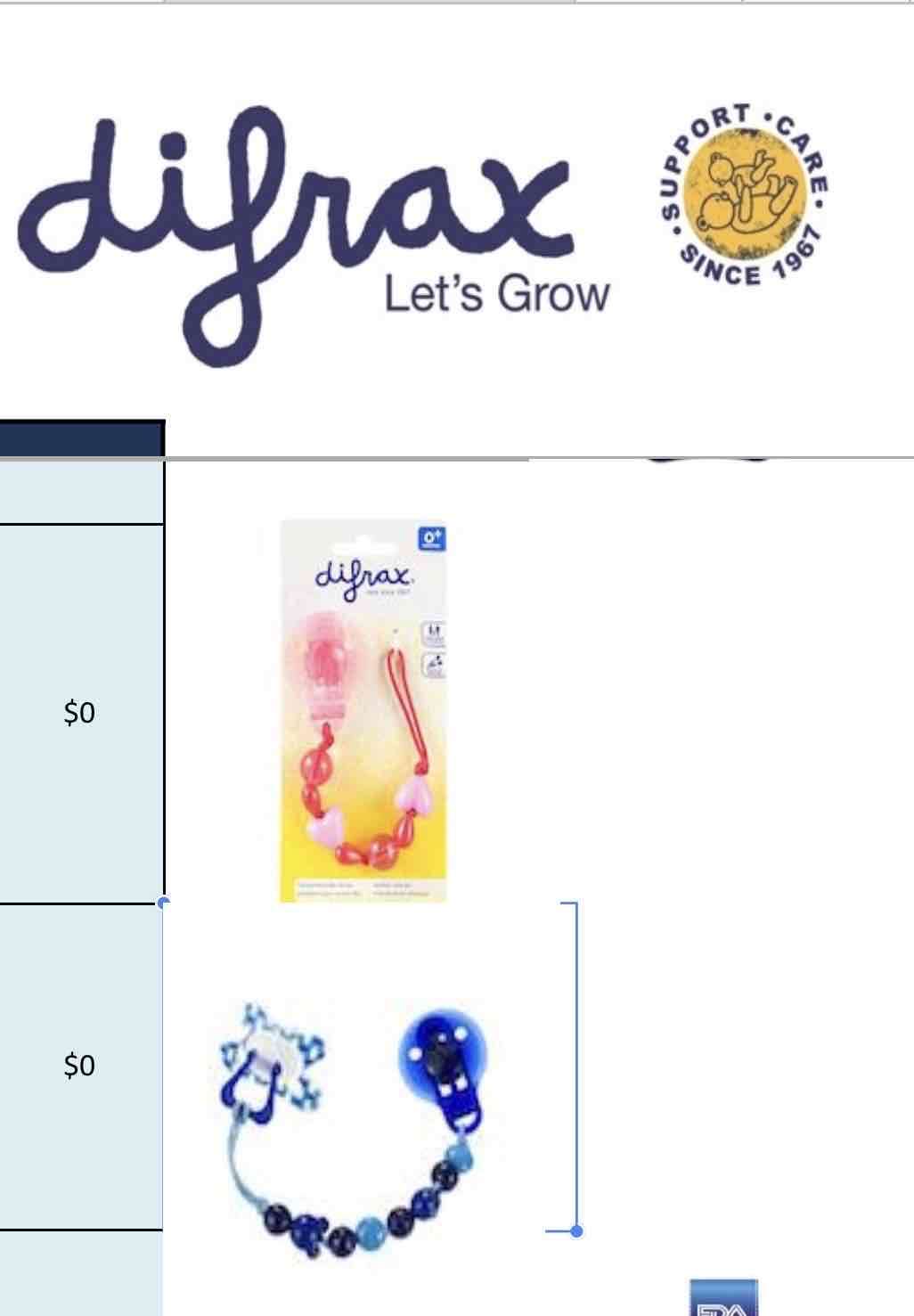 Sujeta chupetes al por mayor Difrax - miniatura 3