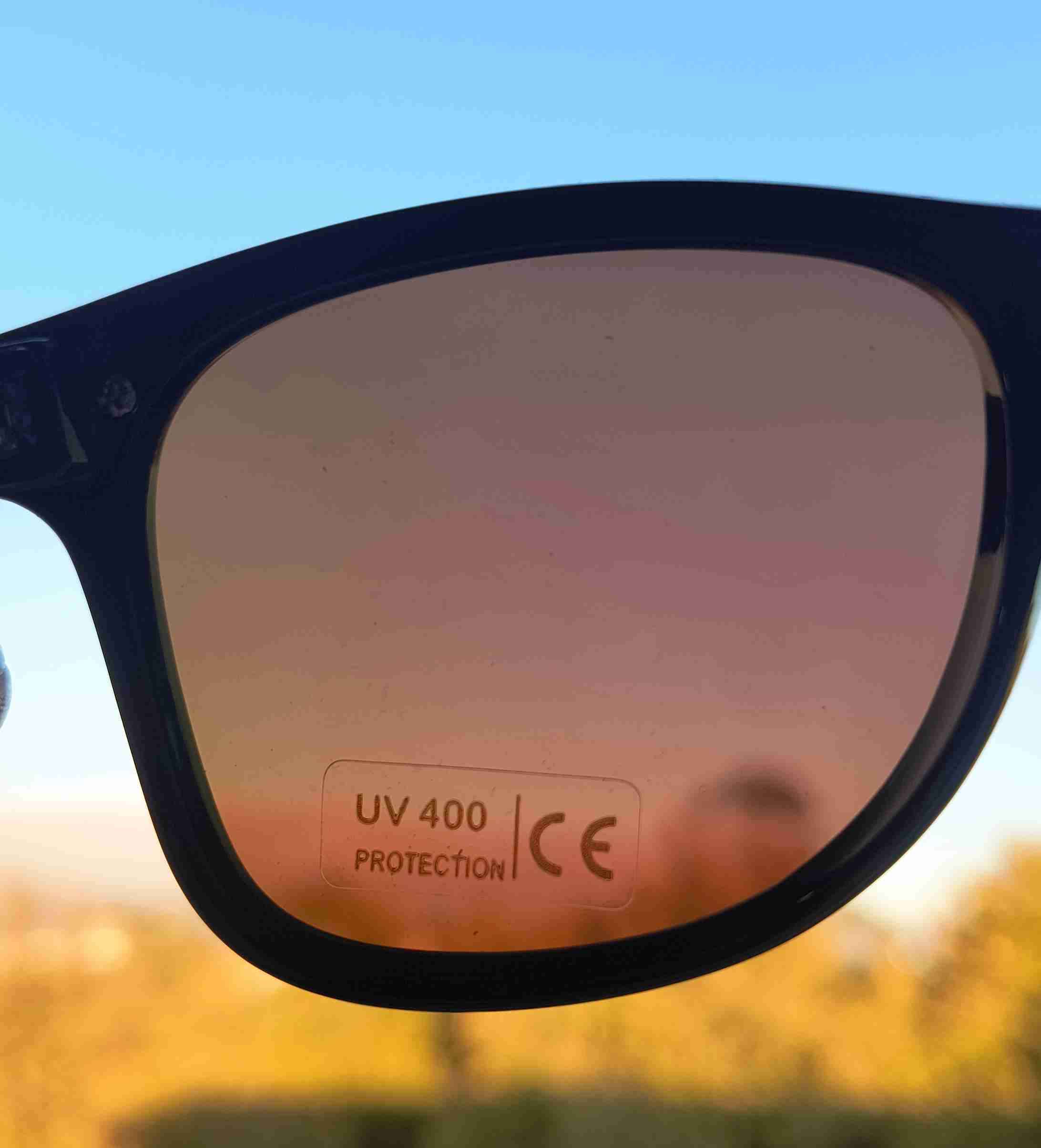 Lentes de sol azules espejado polarizado UV400 - miniatura 3