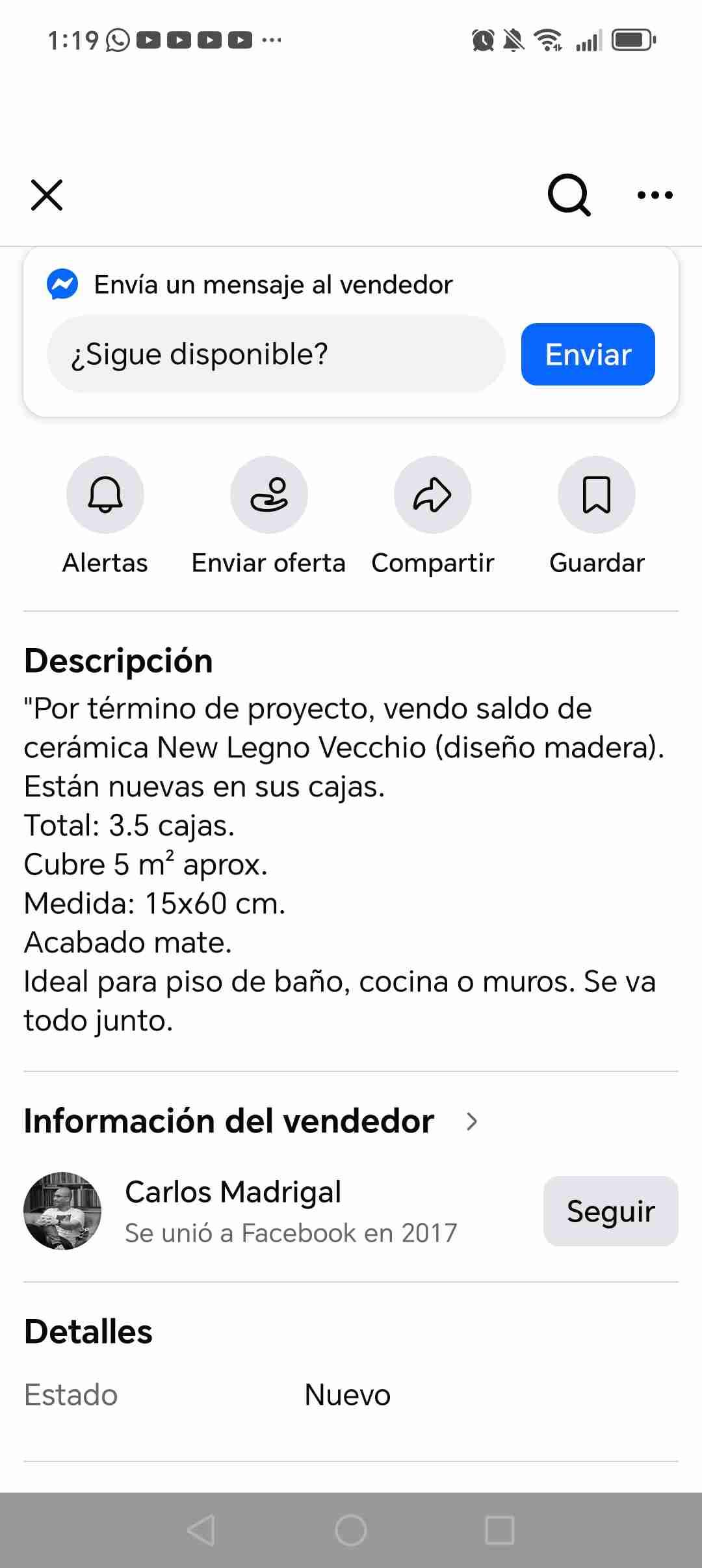 Cerámicas para piso estilo parquet - miniatura 3