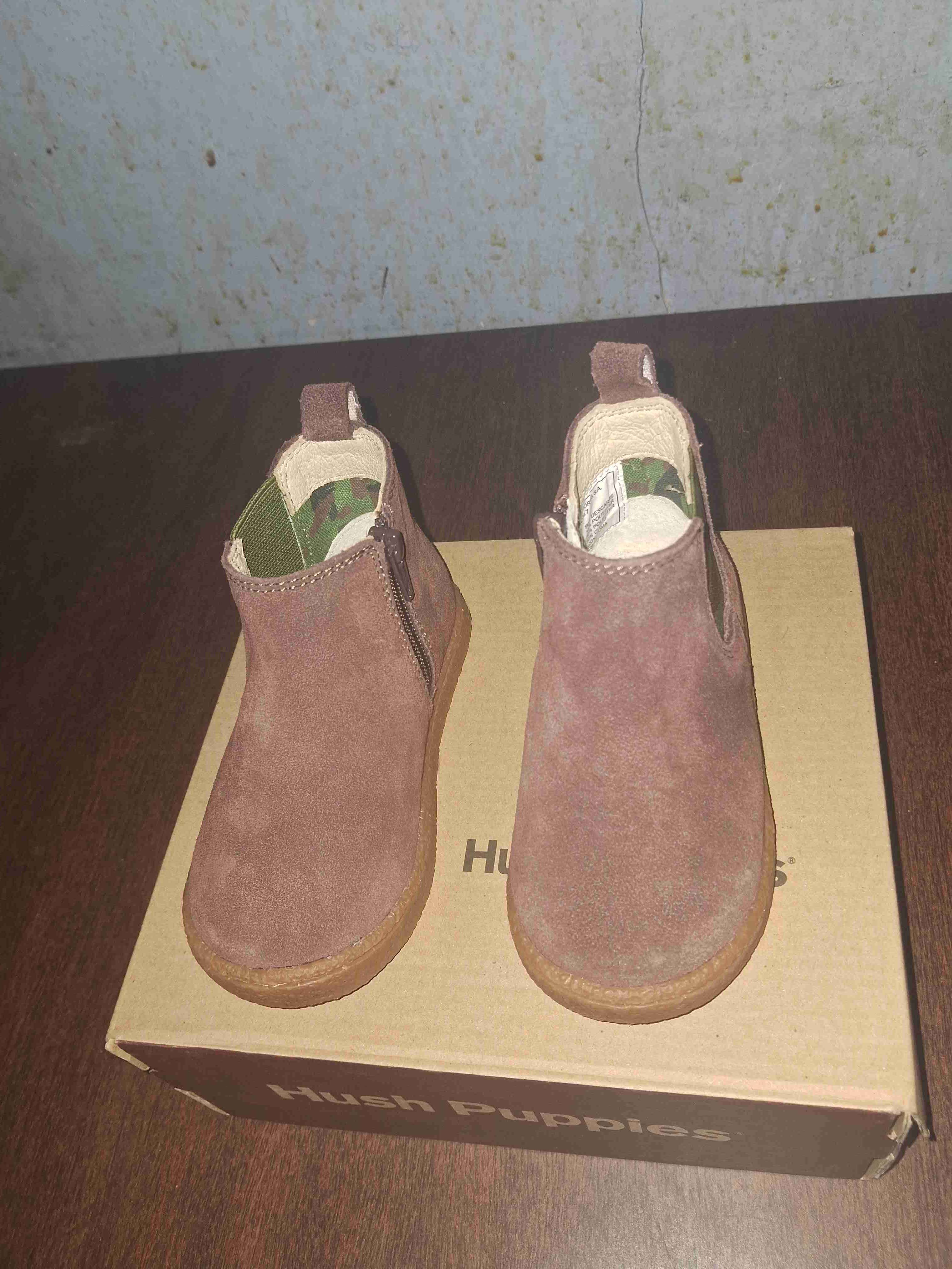 Botines para niños marrón