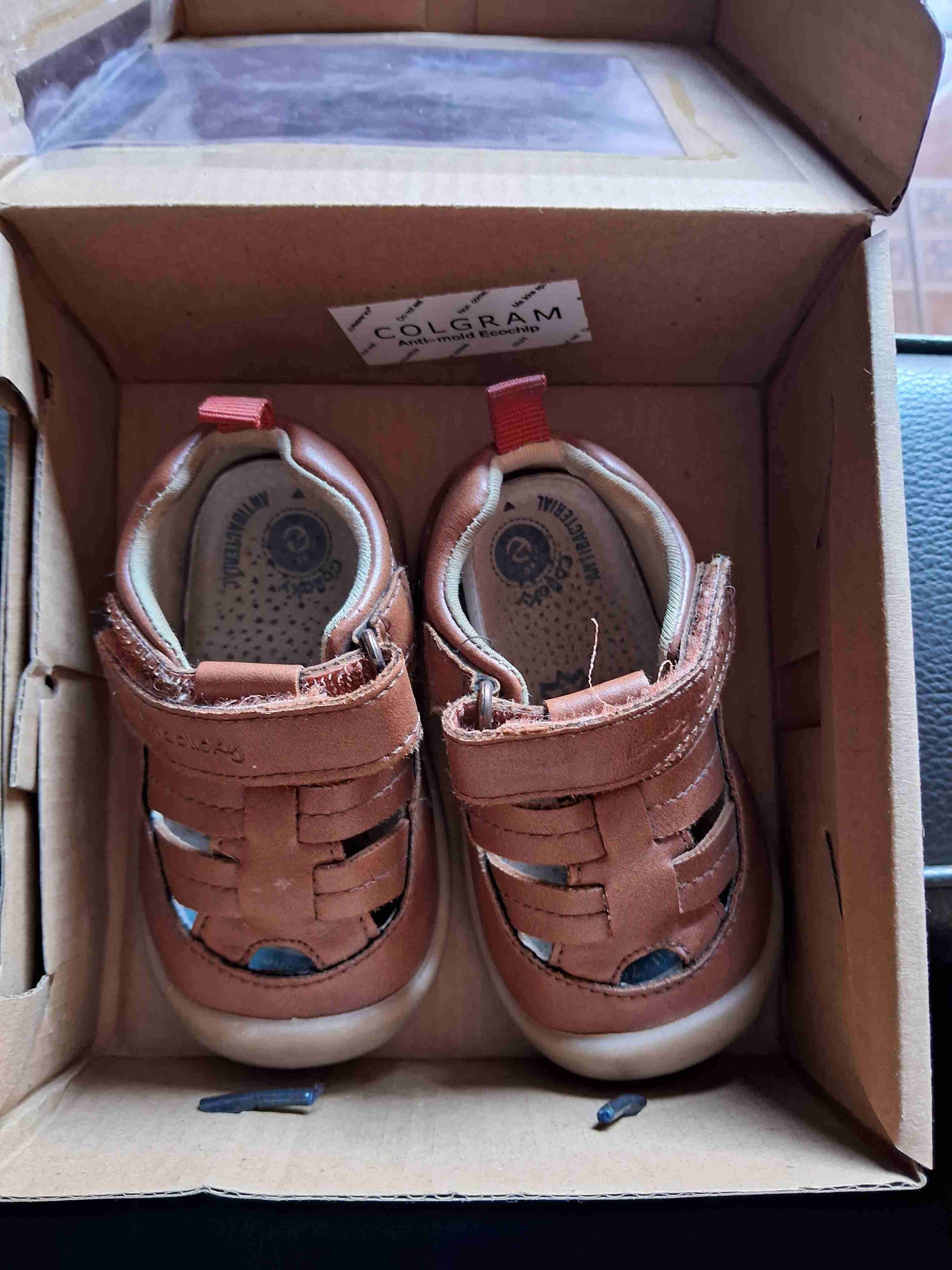 Zapatos de bebé café