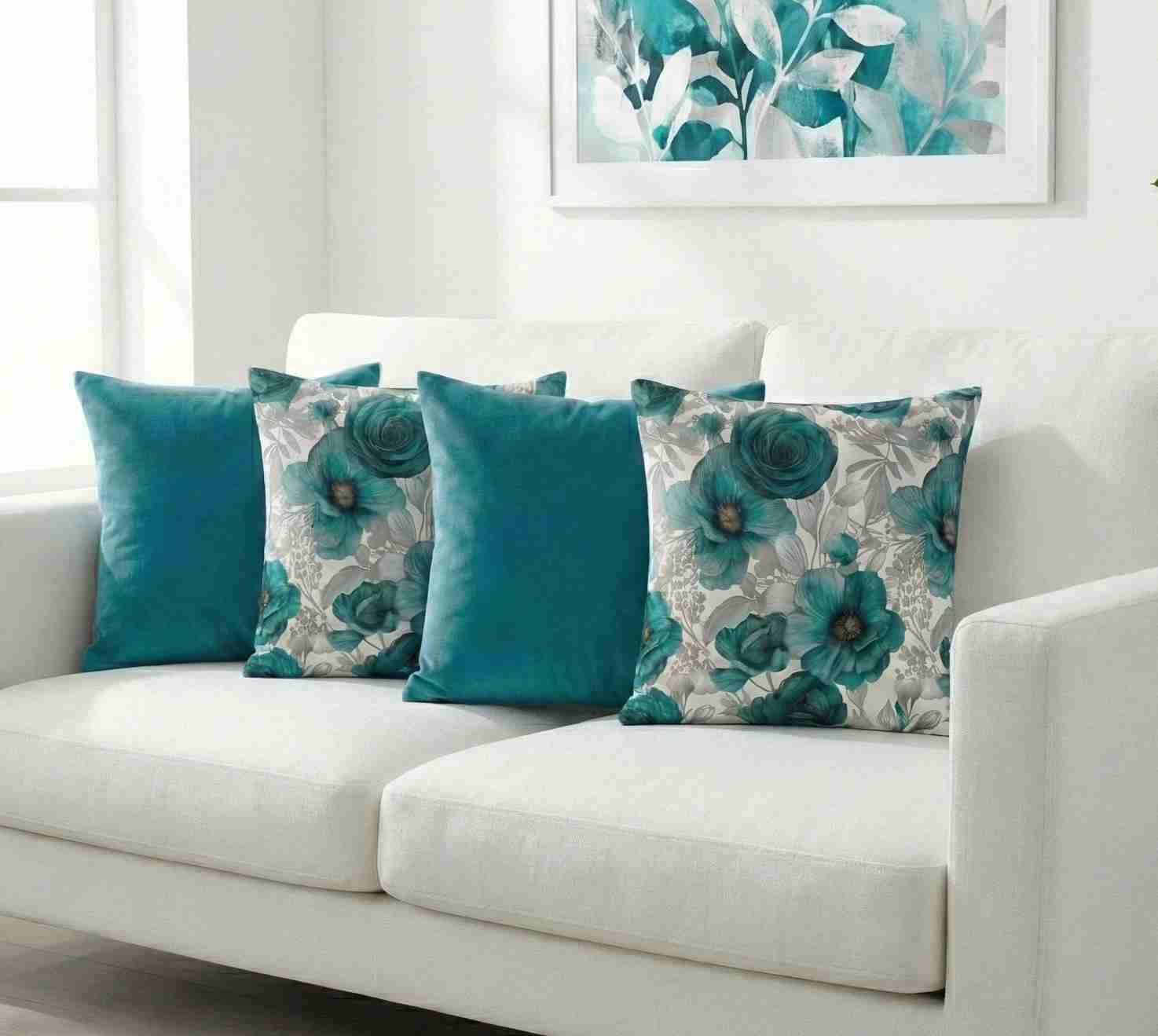 Cojines decorativos florales