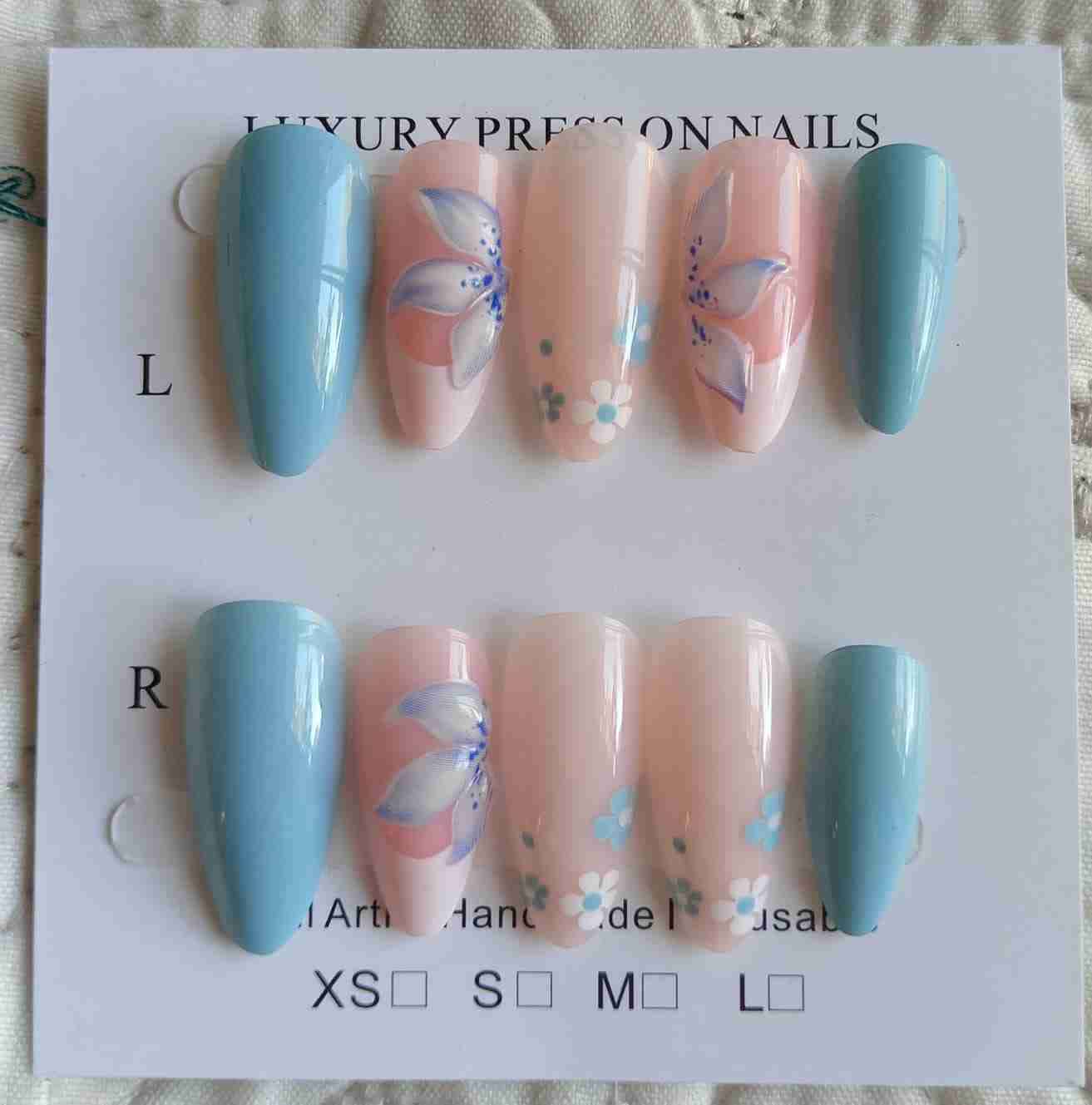 Uñas press on hermosas