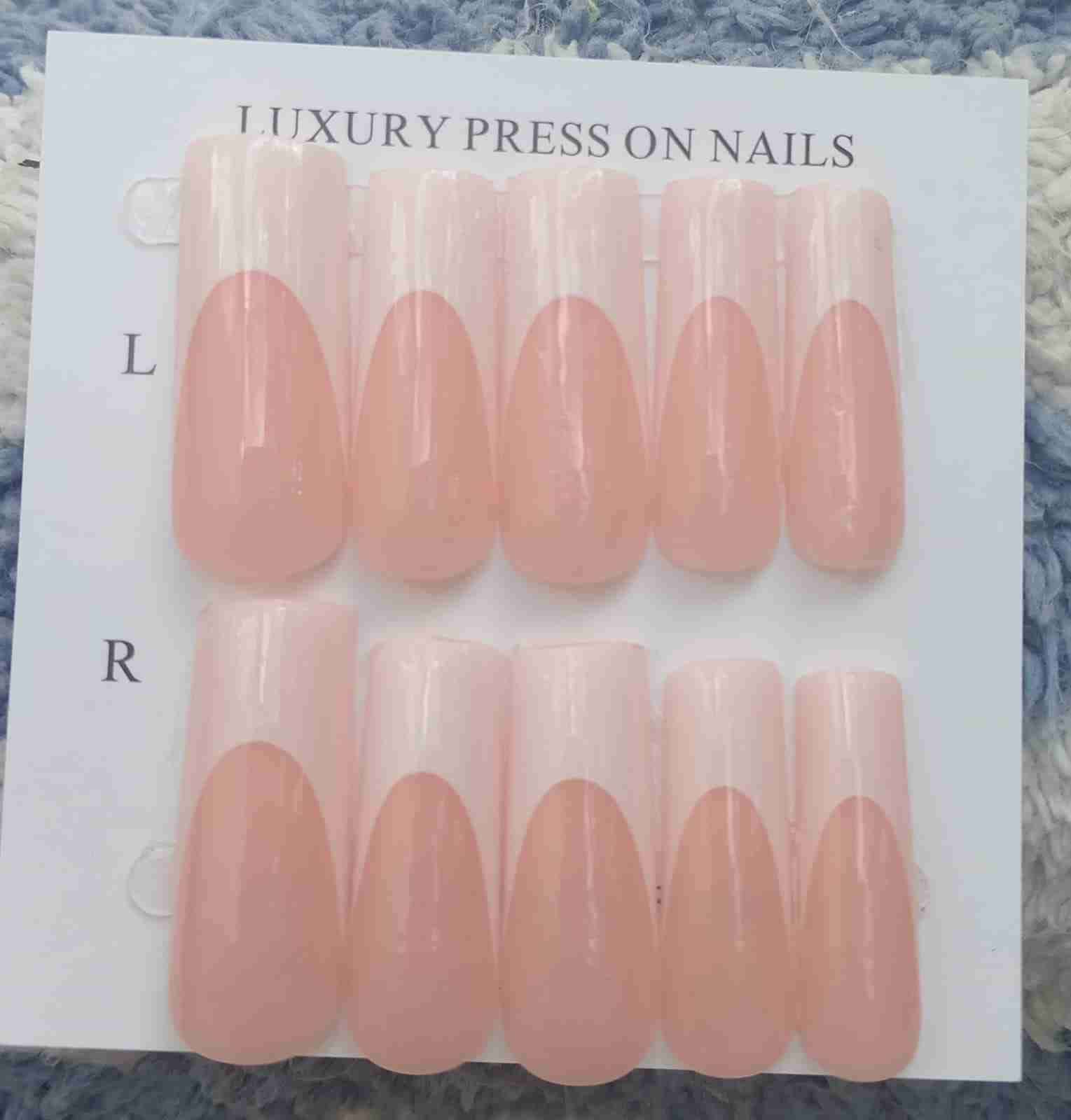 Uñas postizas francesas