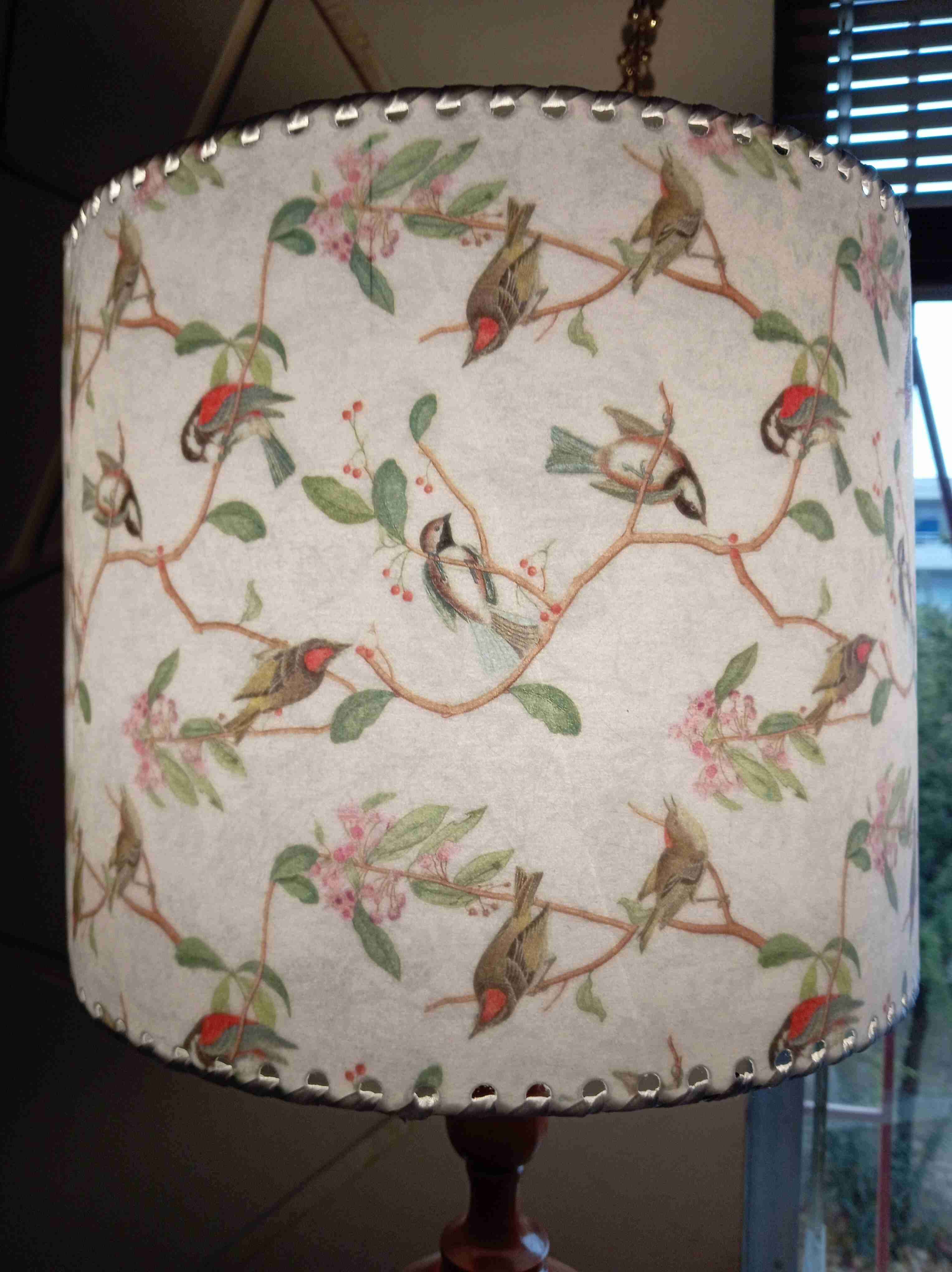 Pantalla con diseño de pájaros