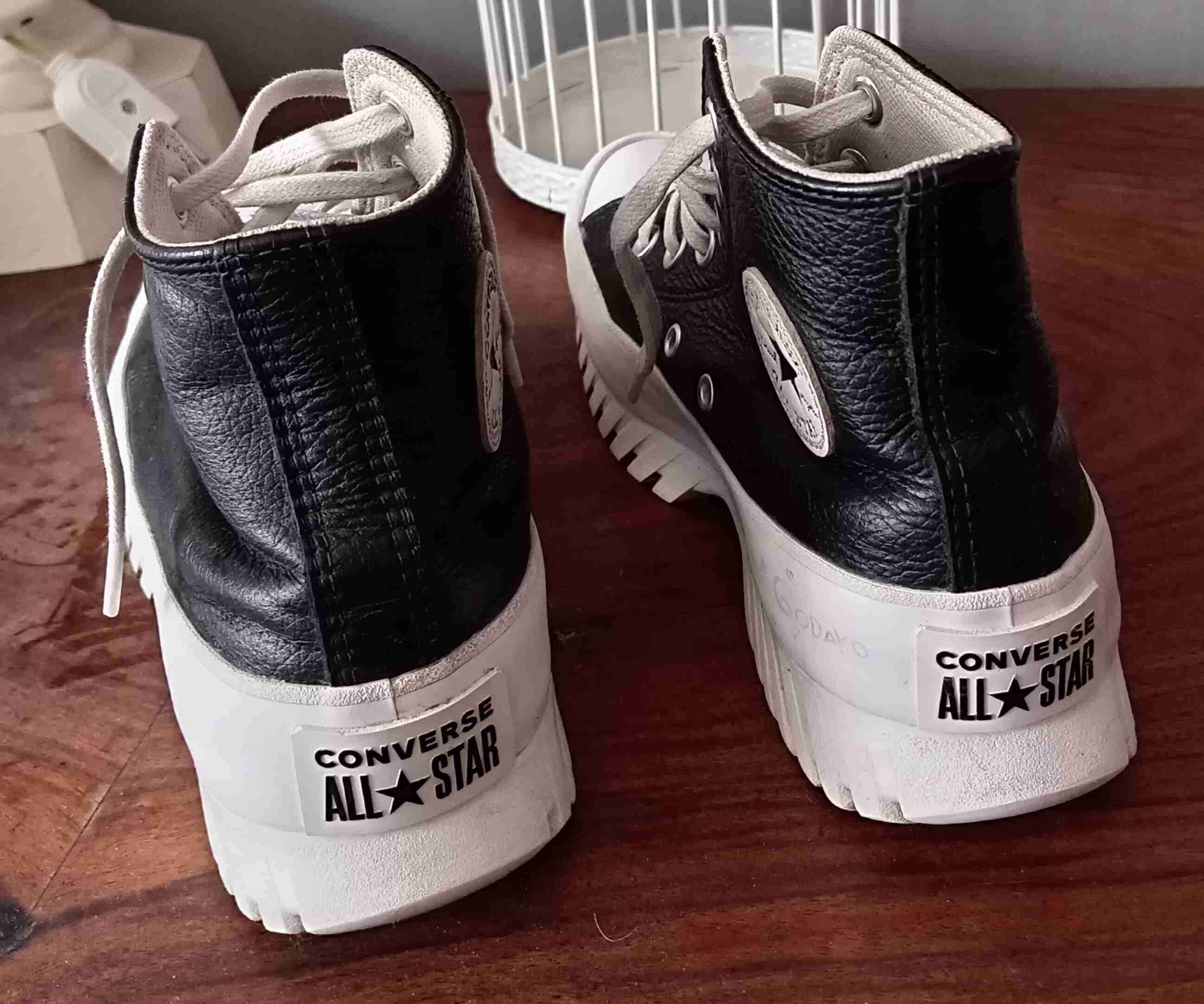 Zapatillas altas negras Converse #36 - miniatura 3