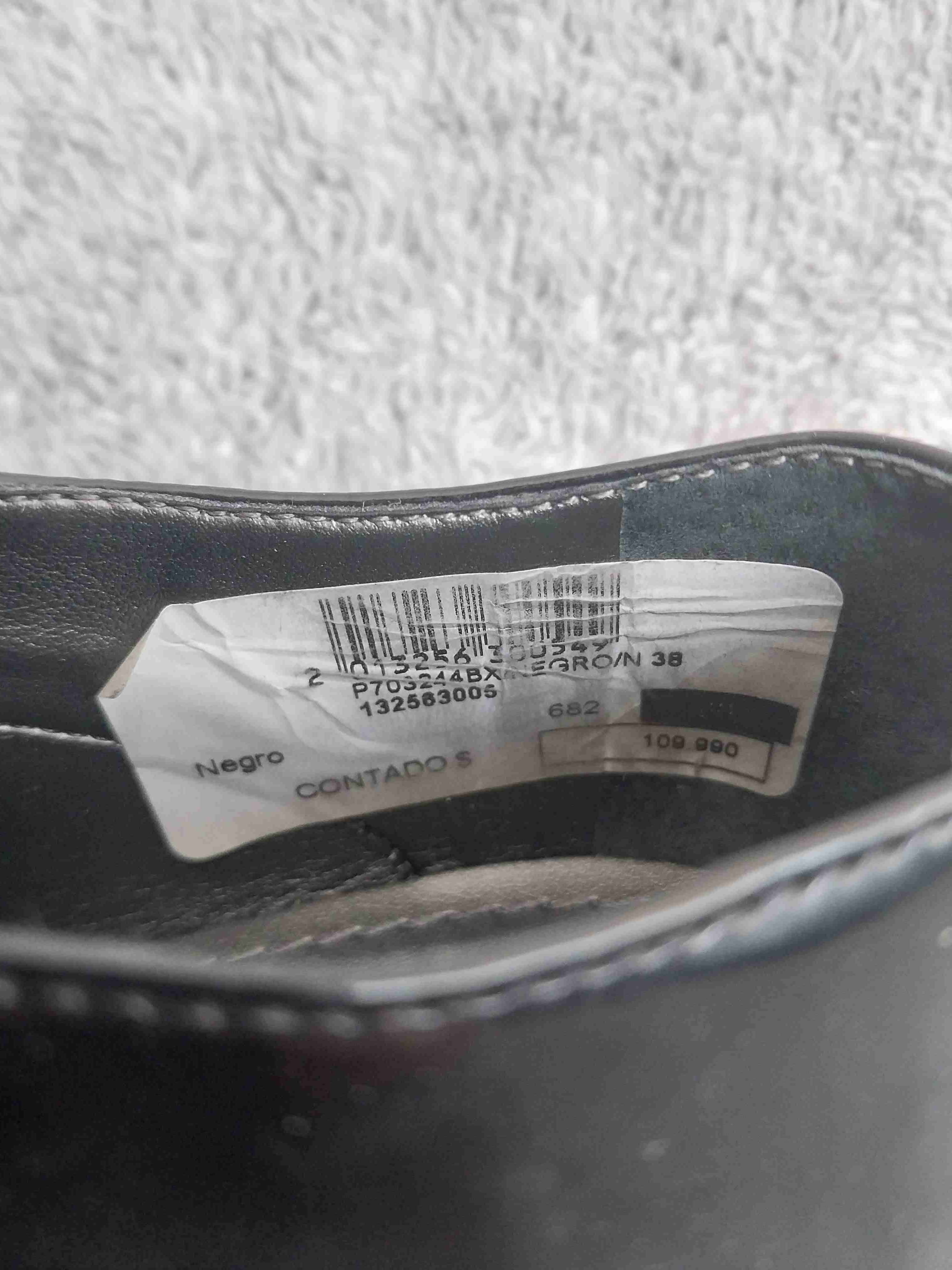 Zapatos negros de plataforma Prüne - miniatura 3