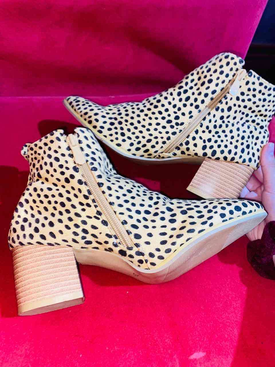 Botines de tacón animal print - miniatura 2