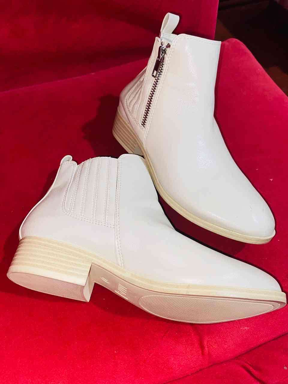 Botines blancos de mujer - miniatura 3