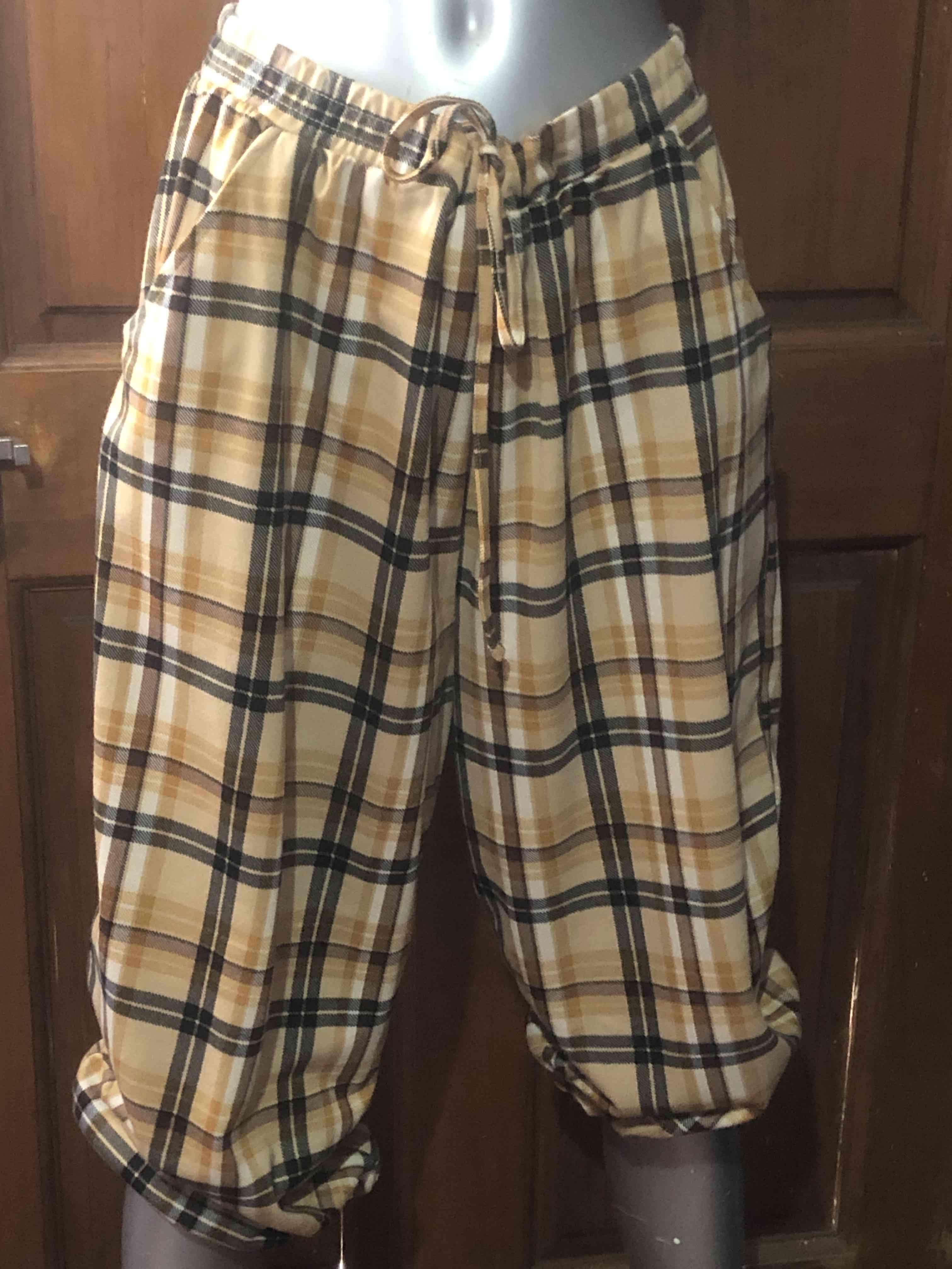 Pantalón Zara a cuadros beige - miniatura 2