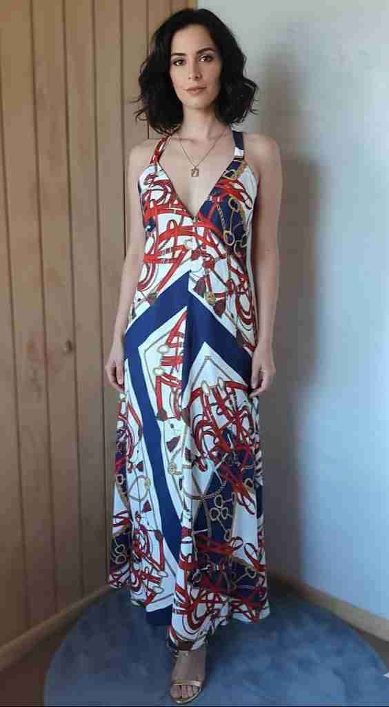 VESTIDO LARGO ZARA 100% VISCOSA TALLA S