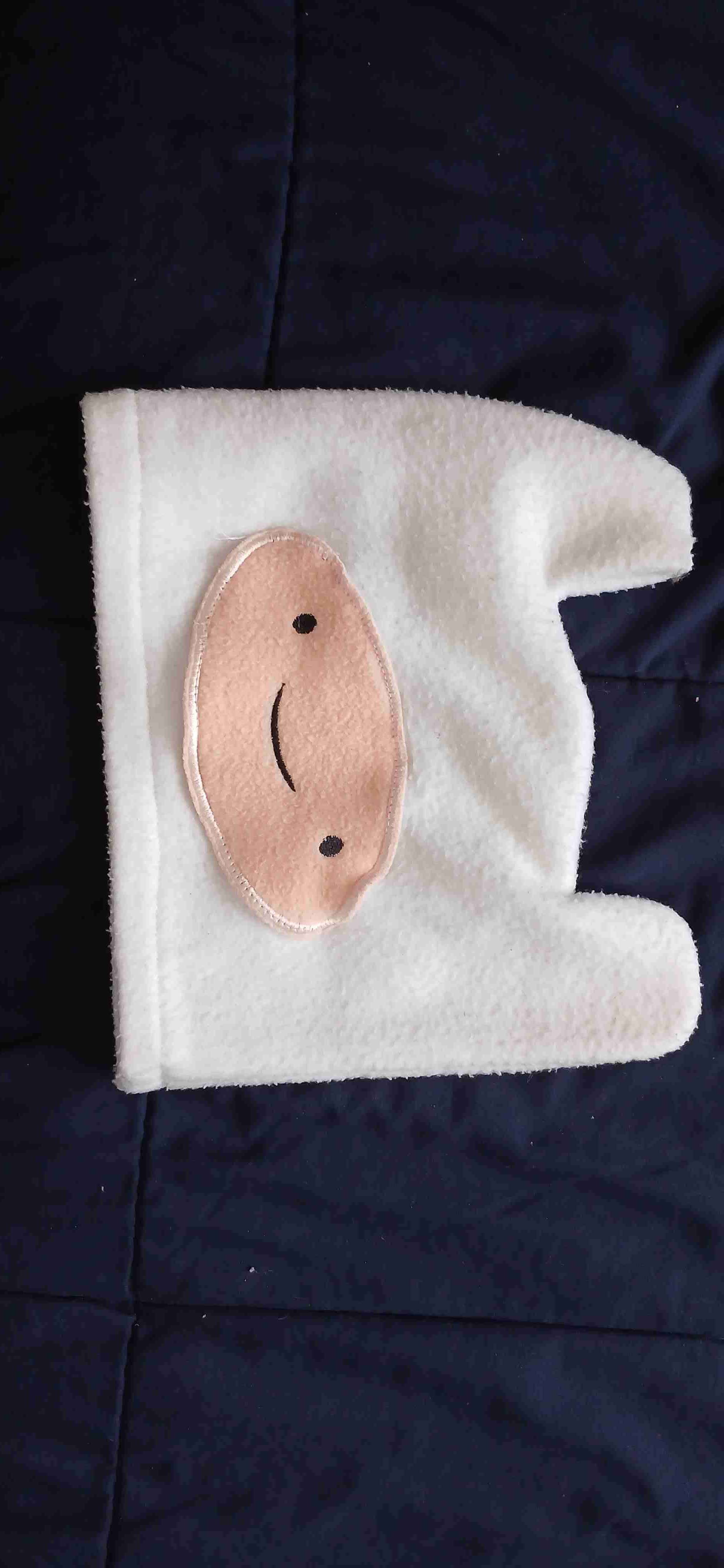 Gorro polar blanco infantil hora de aventura