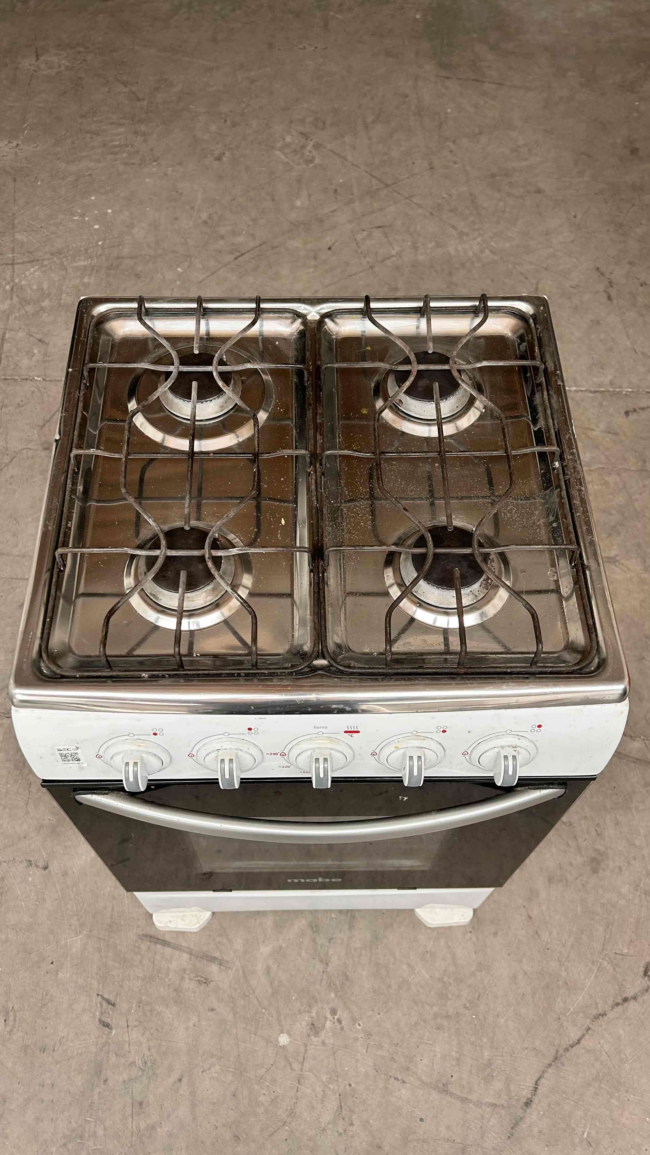 Cocina a gas Mabe blanca - miniatura 2