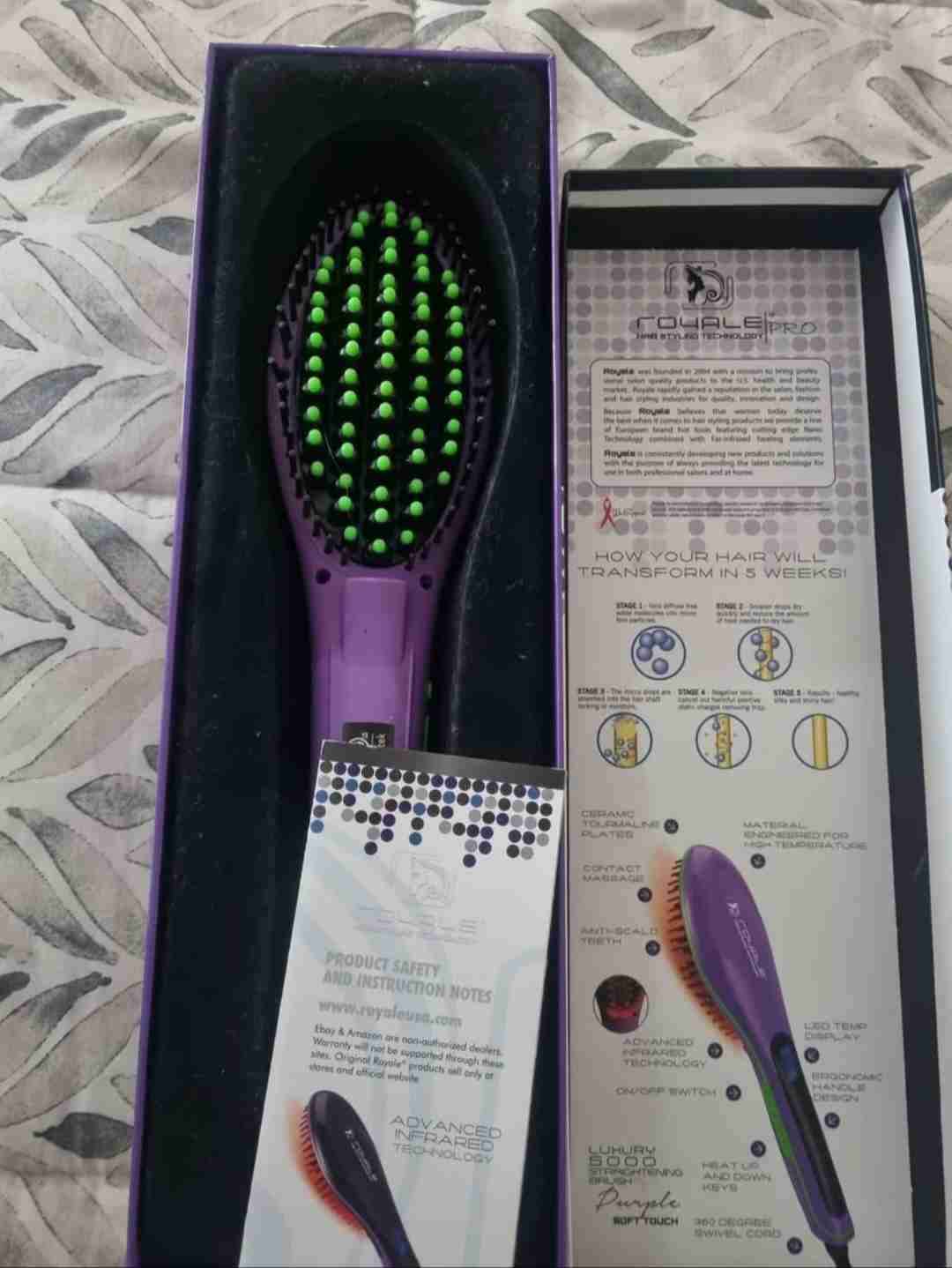 Cepillo alisador Royale Pro púrpura - miniatura 2