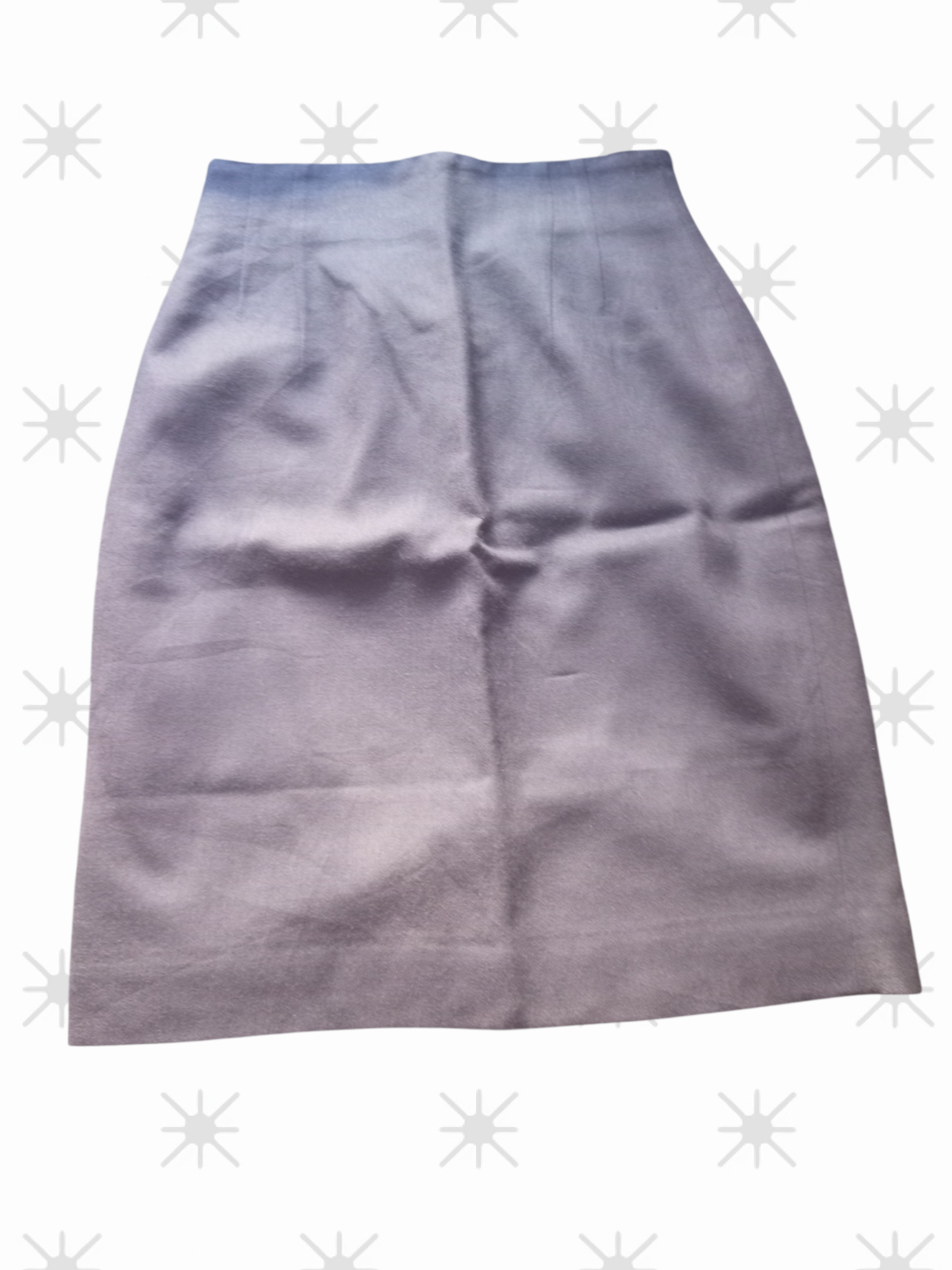 Falda lápiz gris elegante