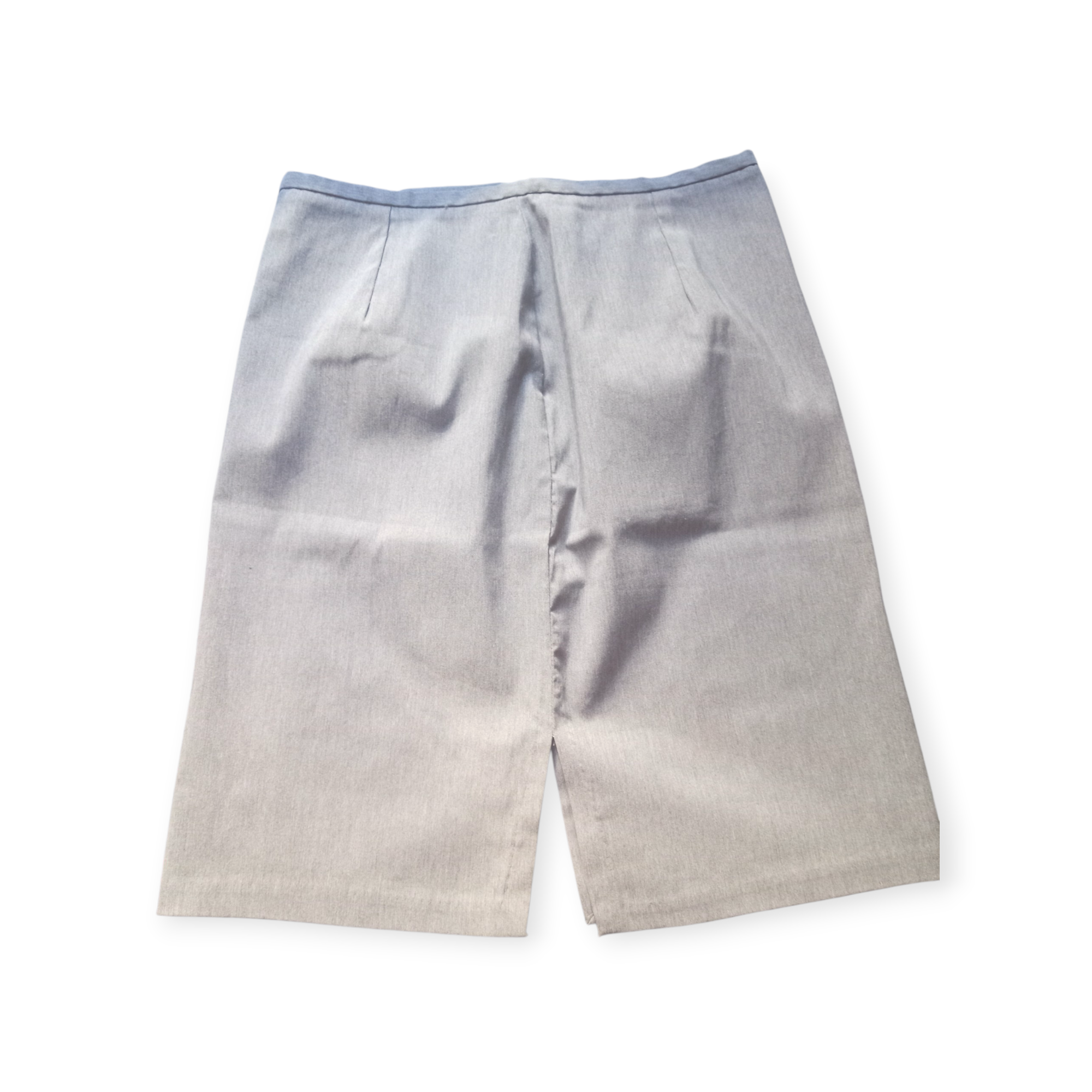 Falda lápiz gris elegante - miniatura 3