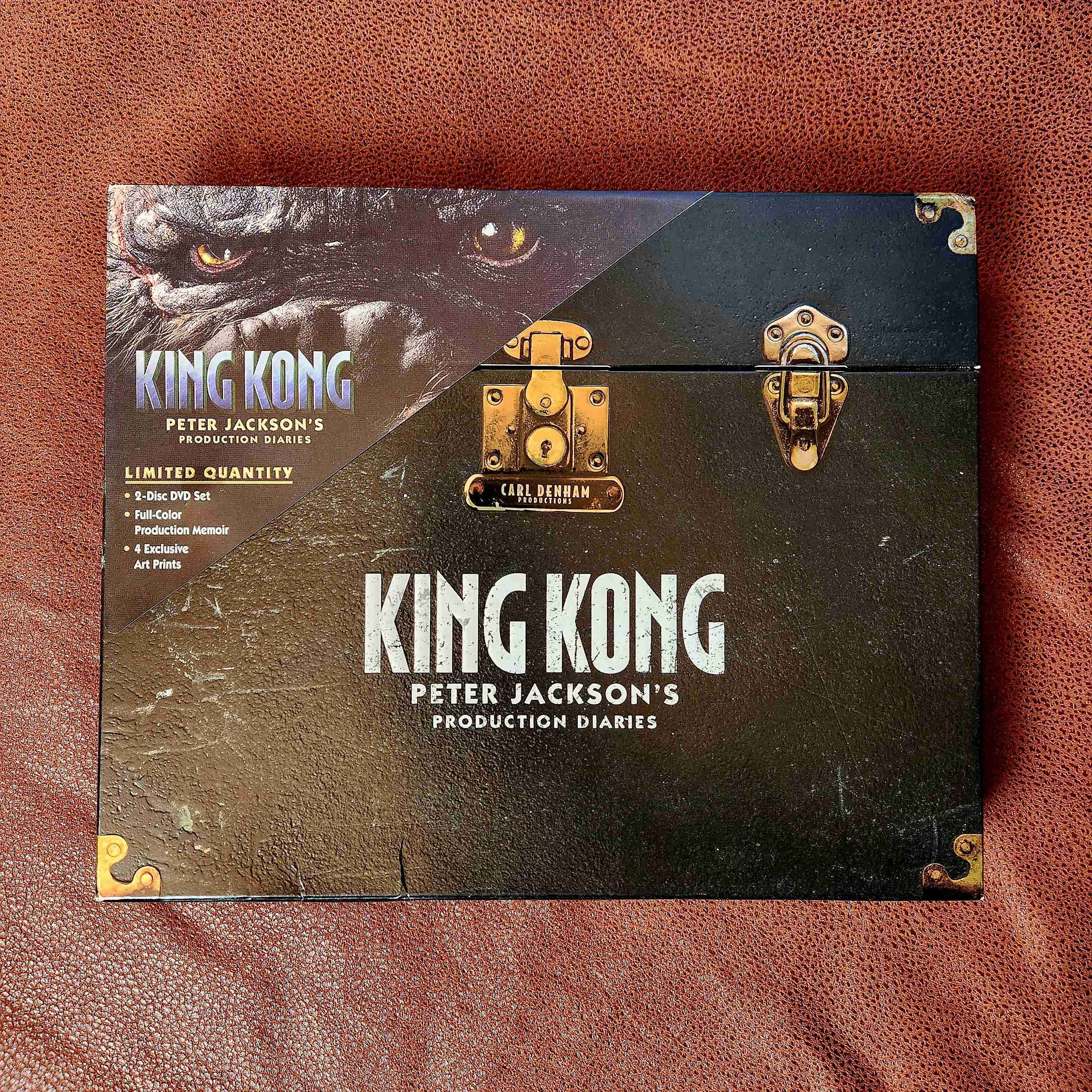 DVD portafolio coleccionista de King Kong