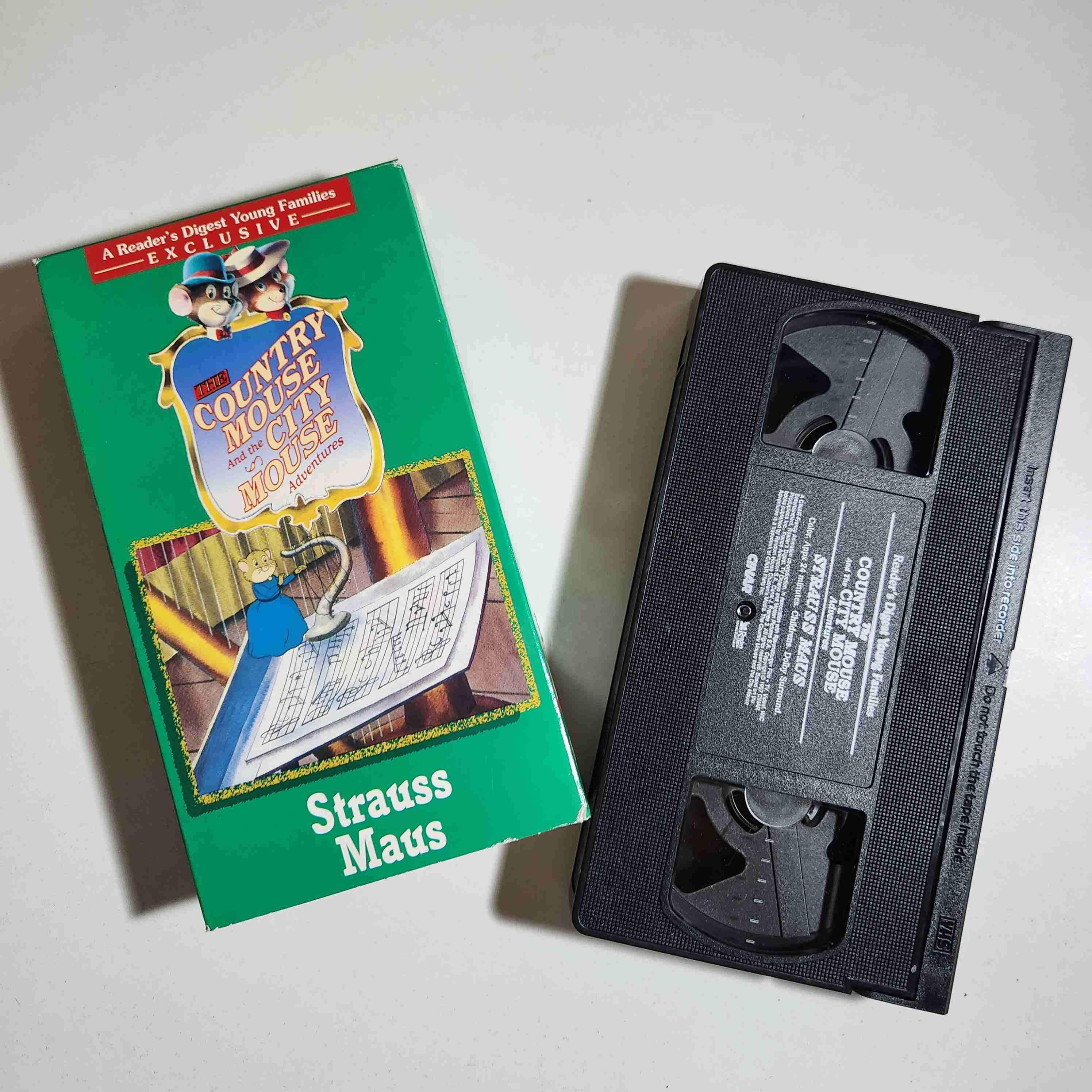 VHS original the country mouse/ un ratón de campo