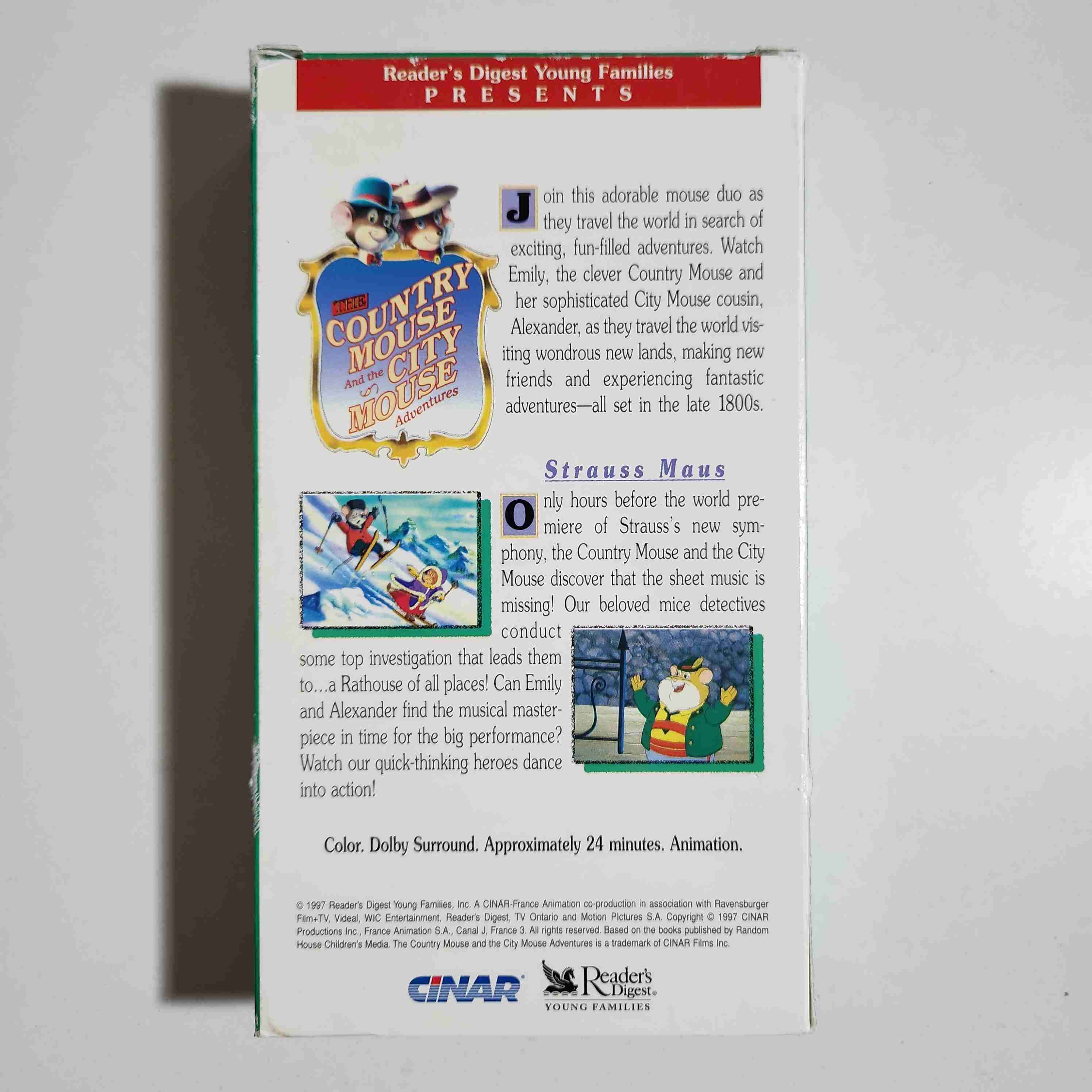 VHS original the country mouse/ un ratón de campo - miniatura 3