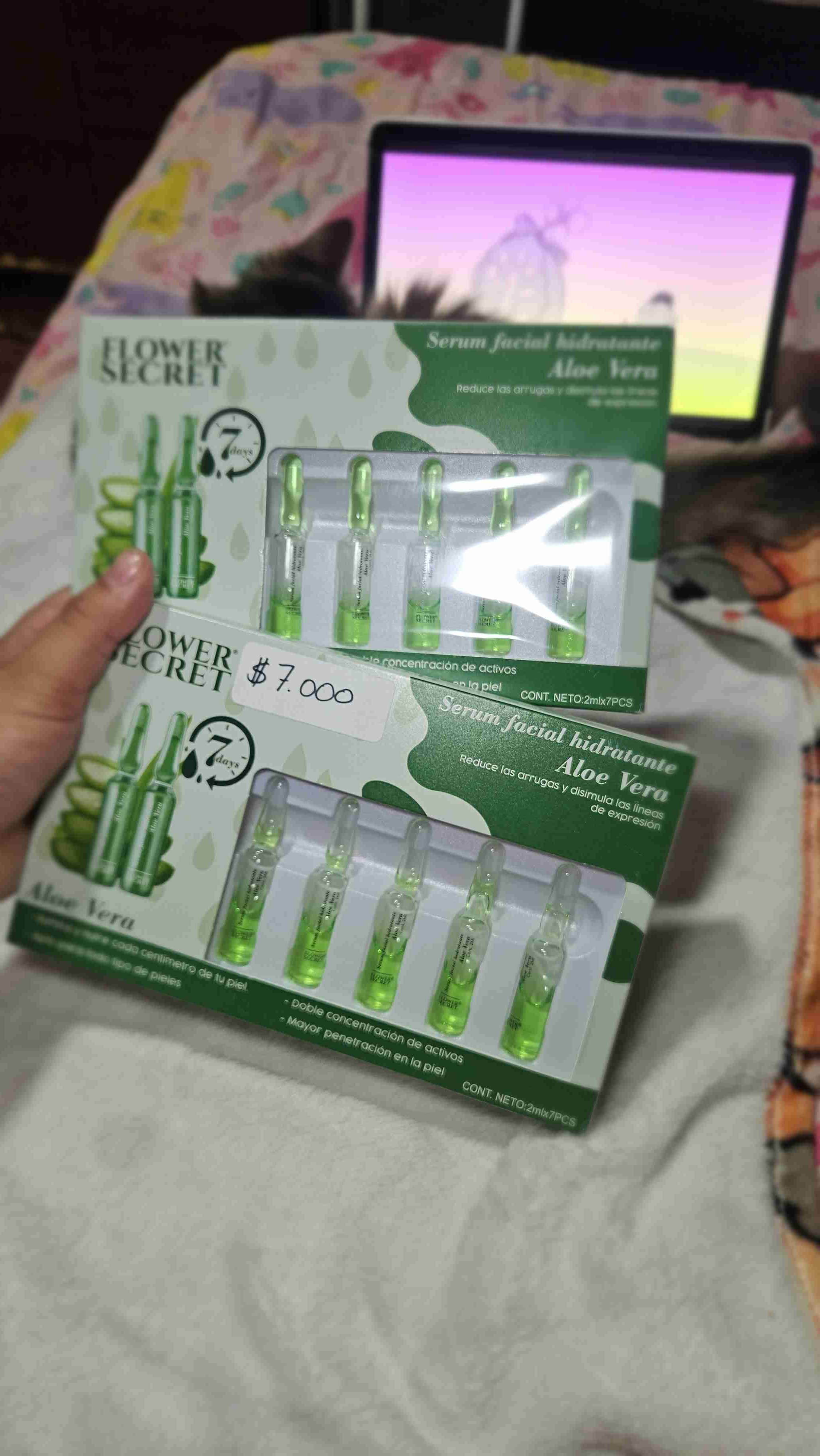 Sérum facial hidratante Aloe Vera