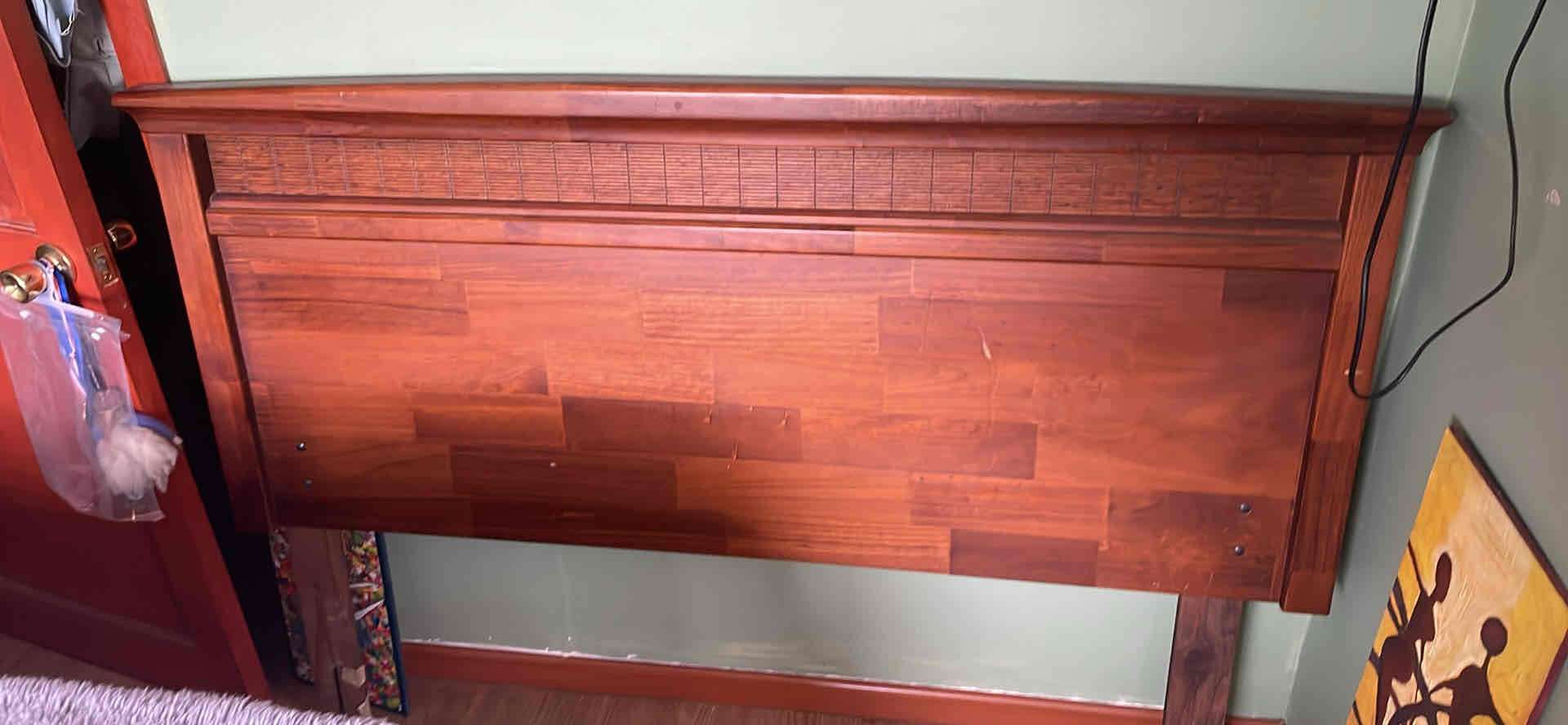 Cabecera de cama de madera - miniatura 2