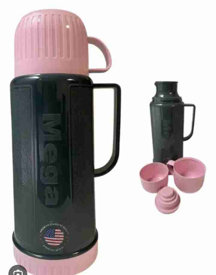 Termo Mega rosa y negro