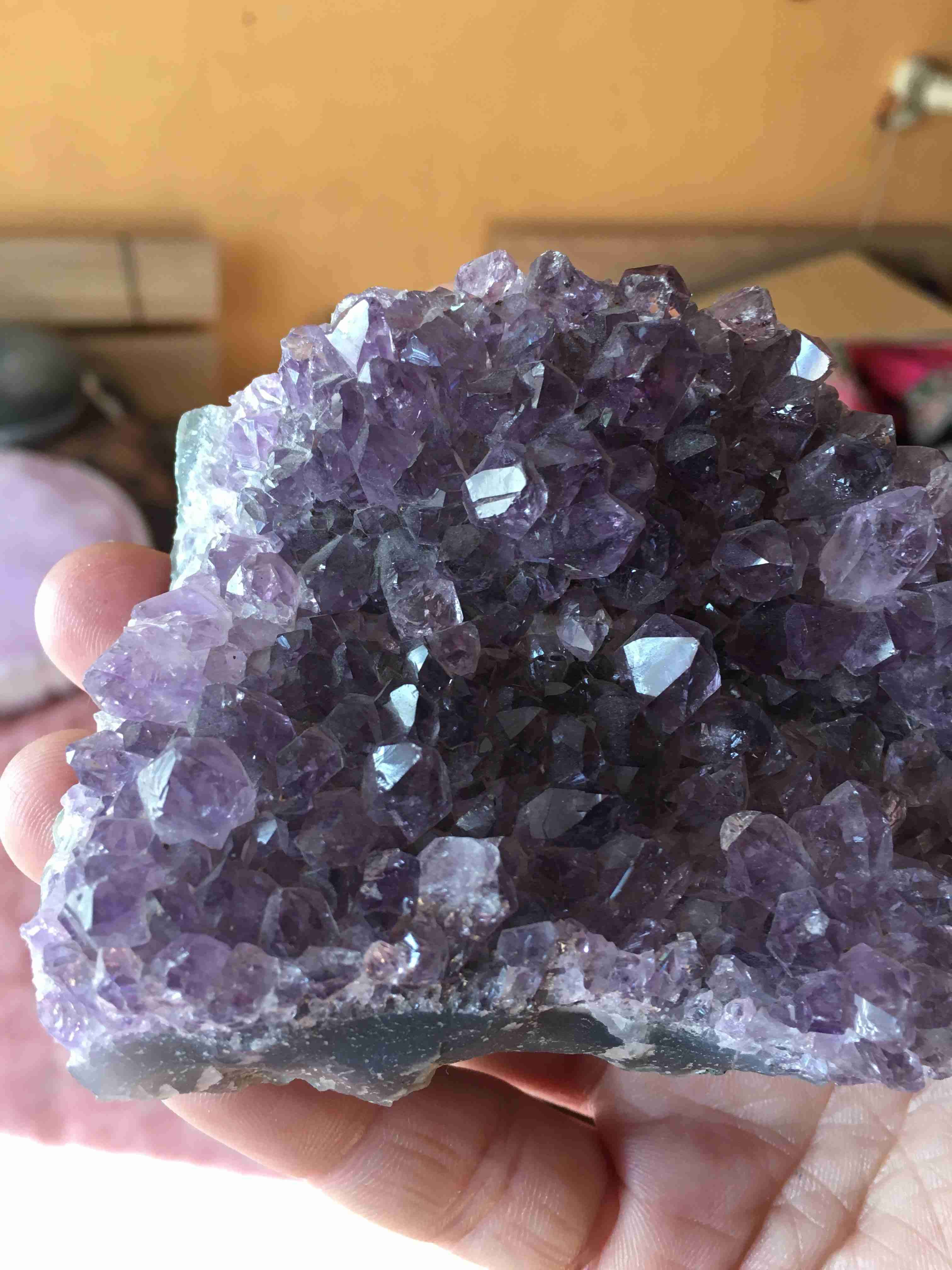 Drusa de amatista morada - miniatura 2