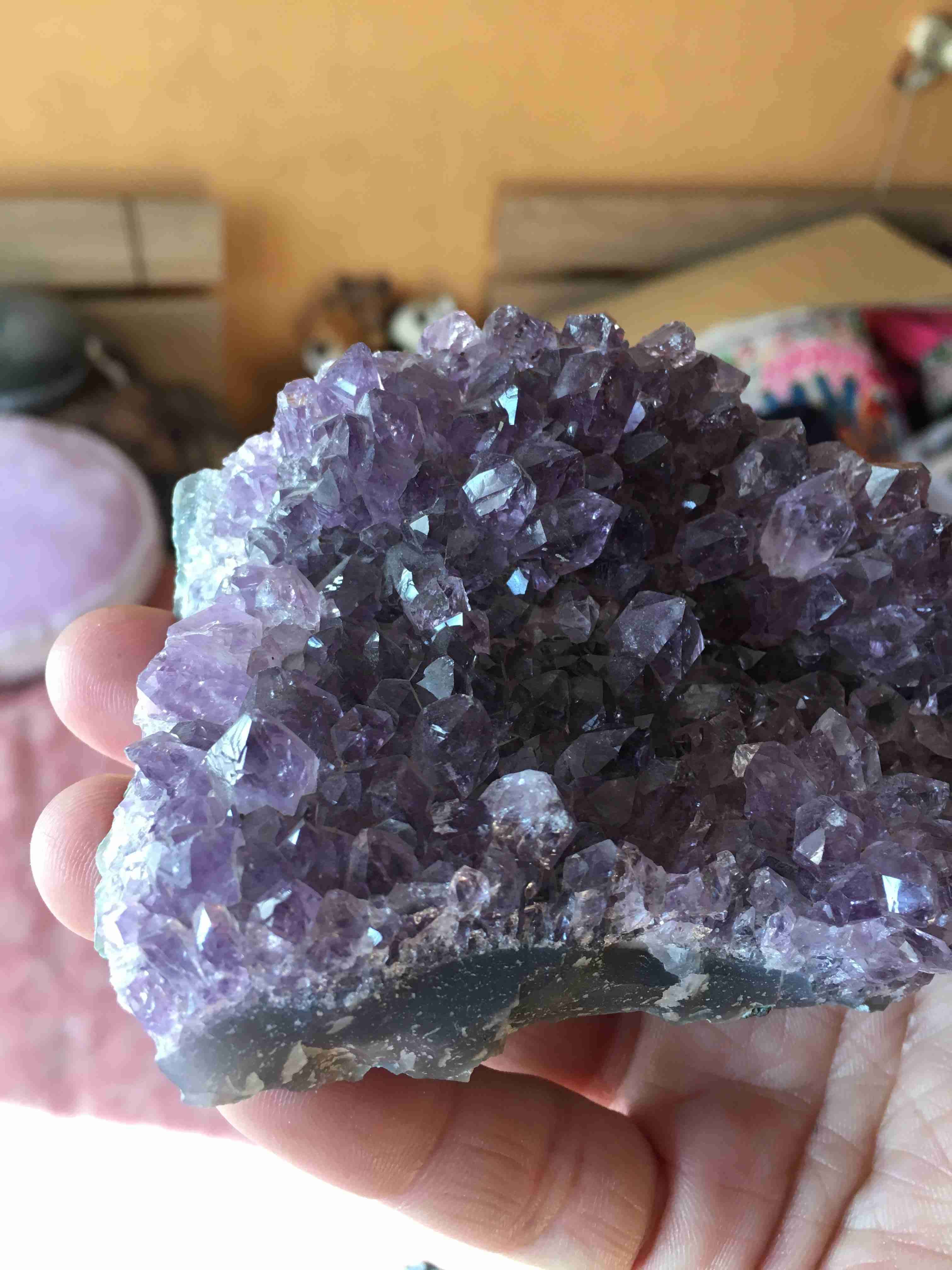 Drusa de amatista morada - miniatura 3