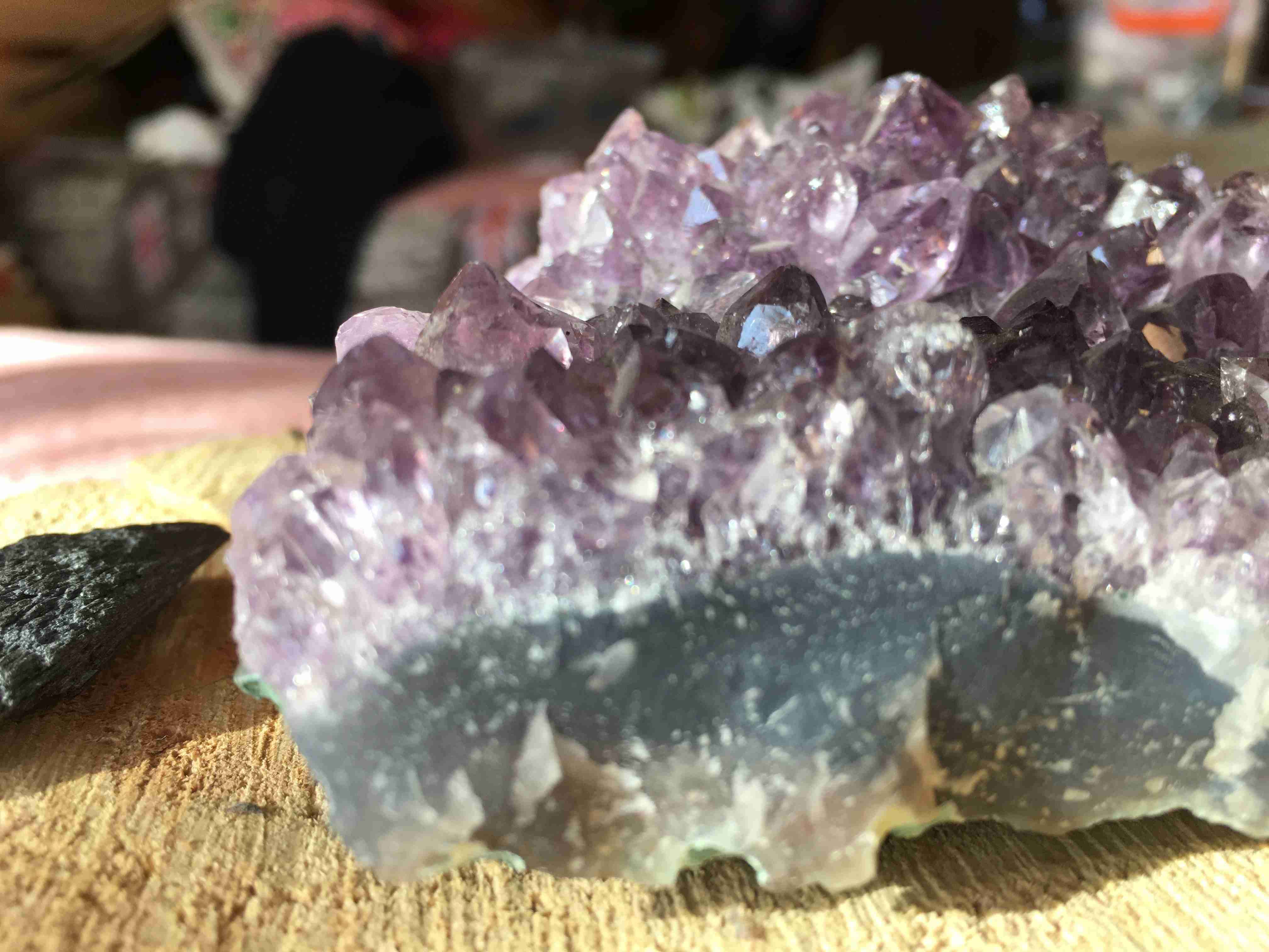 Drusa de amatista morada - miniatura 4