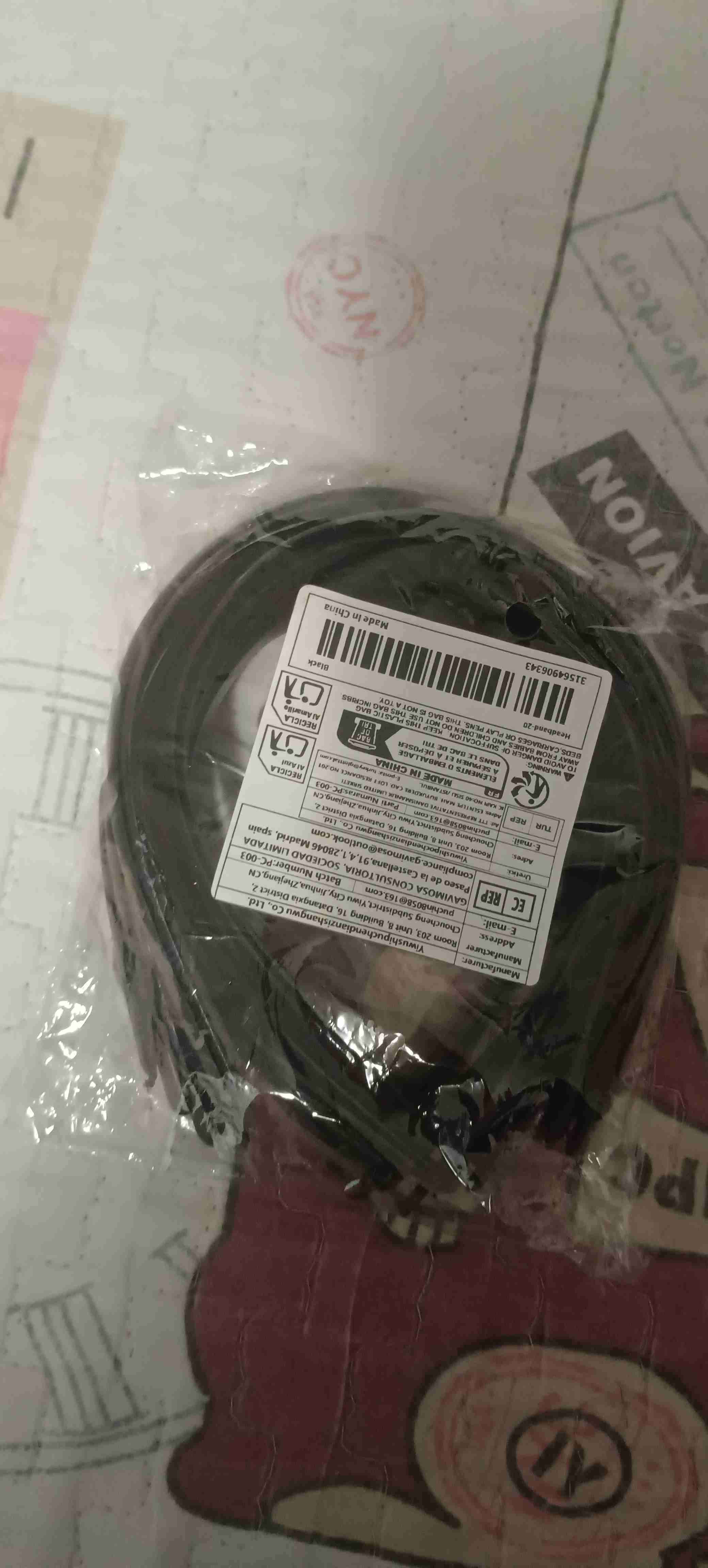 Pack de 20 cintillos plásticos lisos color negro