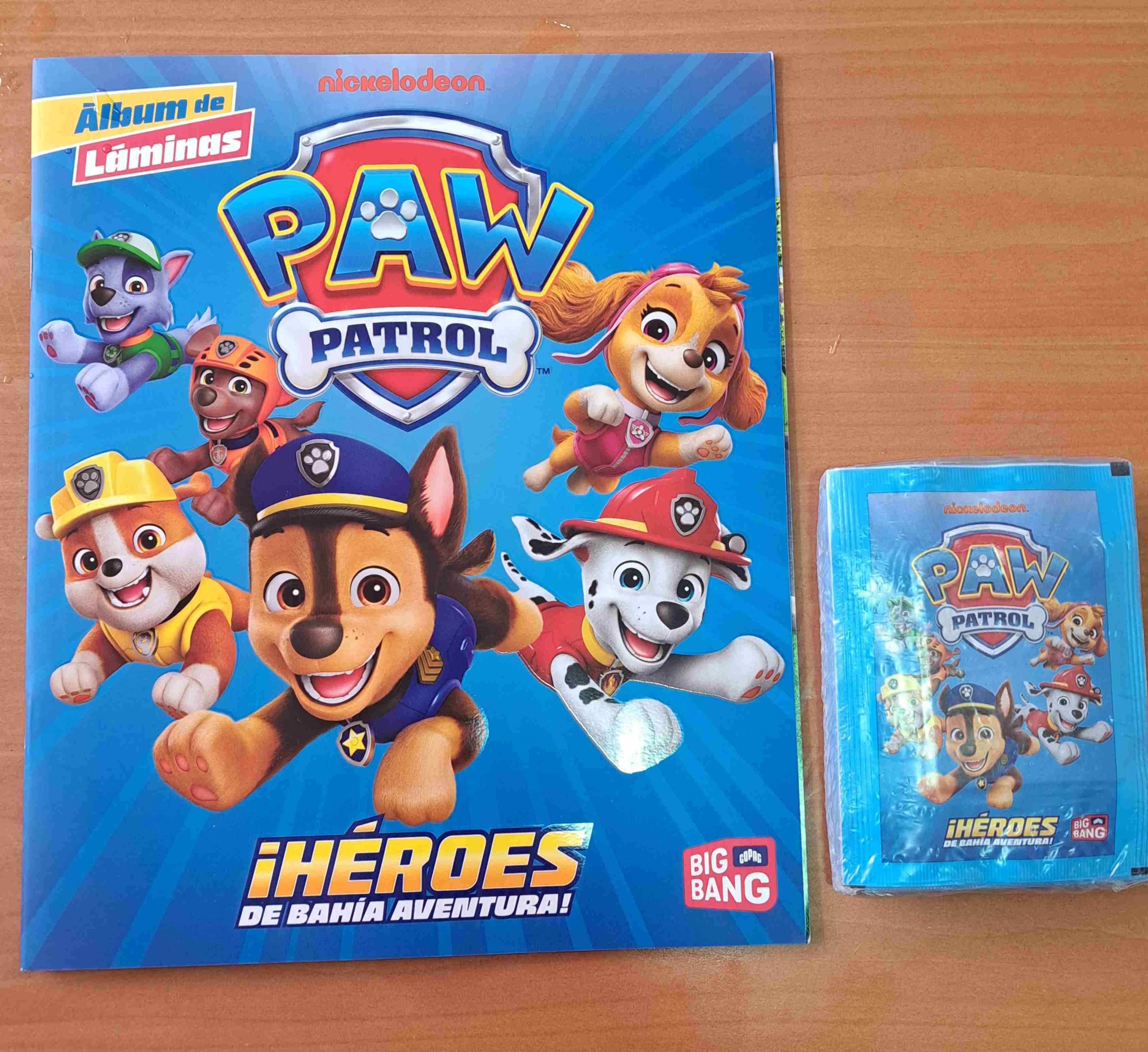 Álbum Paw Patrol + 25 sobres