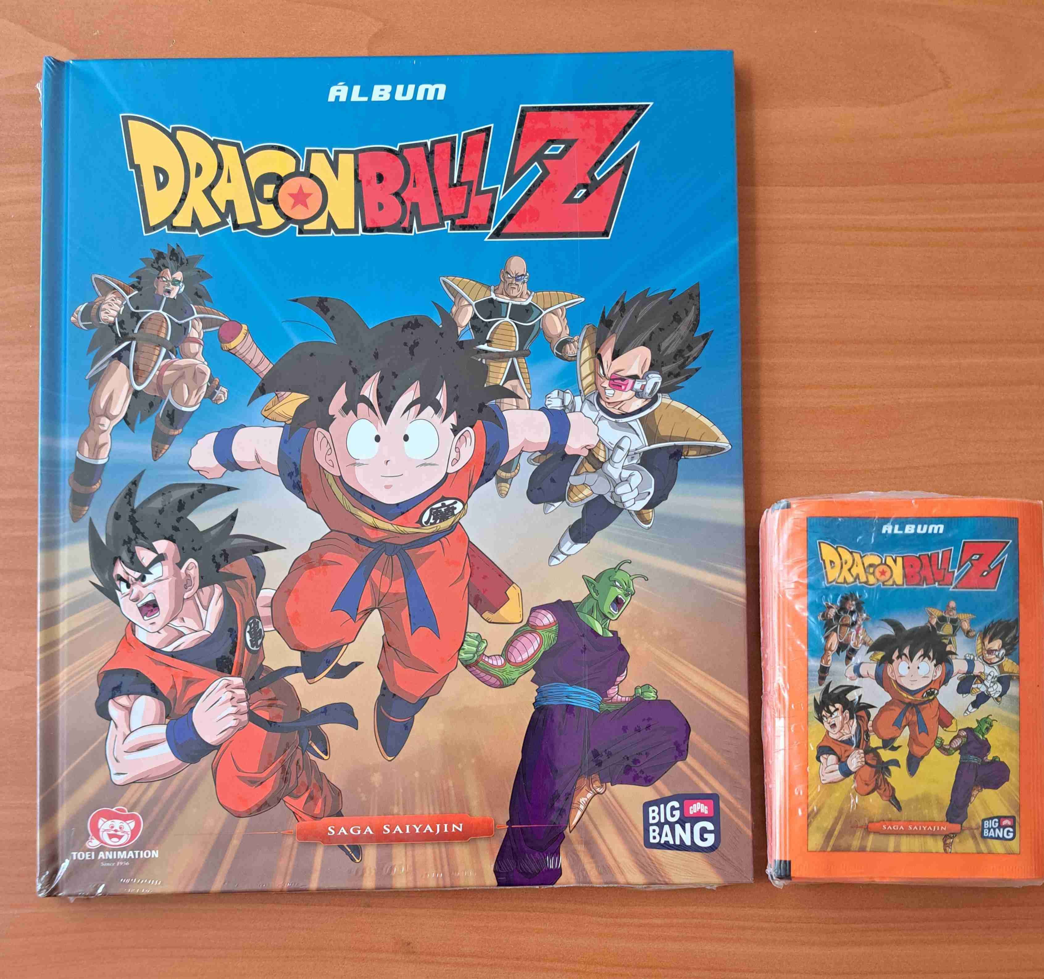 Álbum Dragon Ball Z Saga Saiyajin + 25 sobres